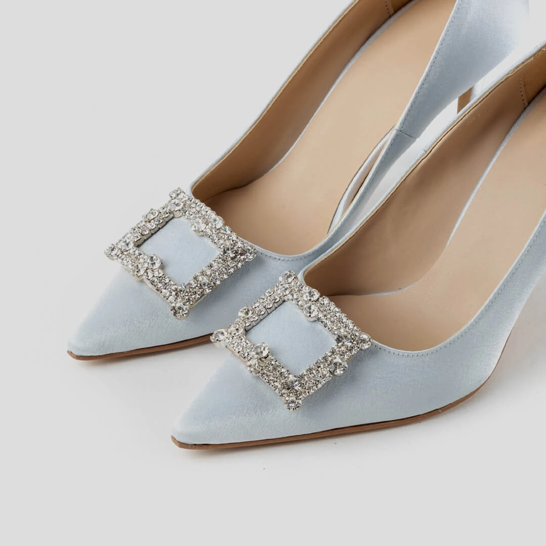 *UK size 1 - MOLLY  - beige, 8cm heels