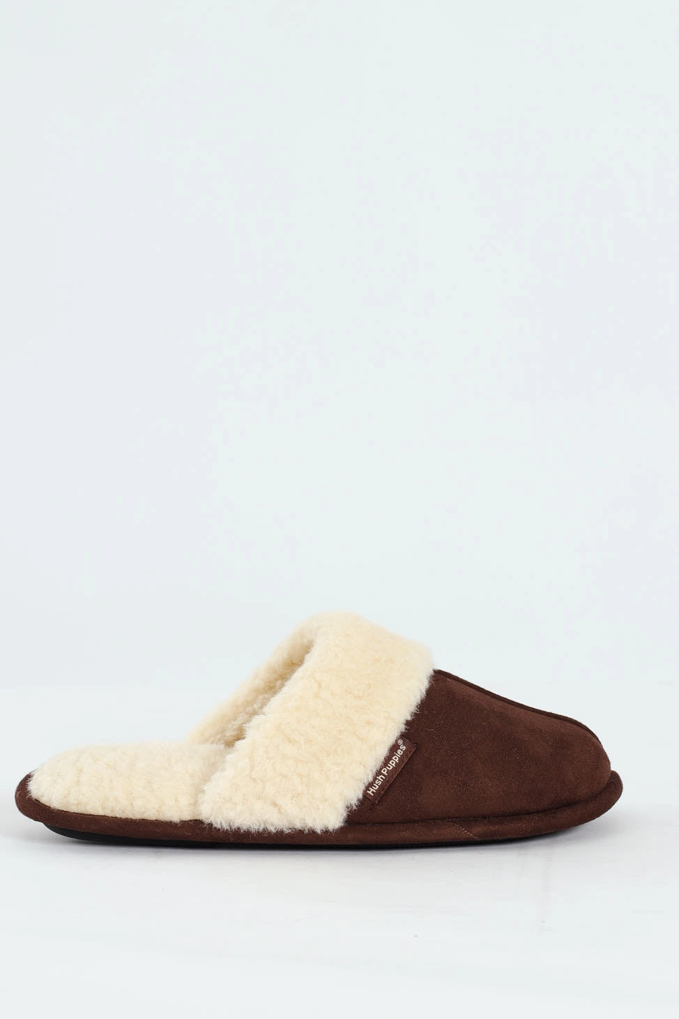 Aaron Fur Lined Slipper - Brown
