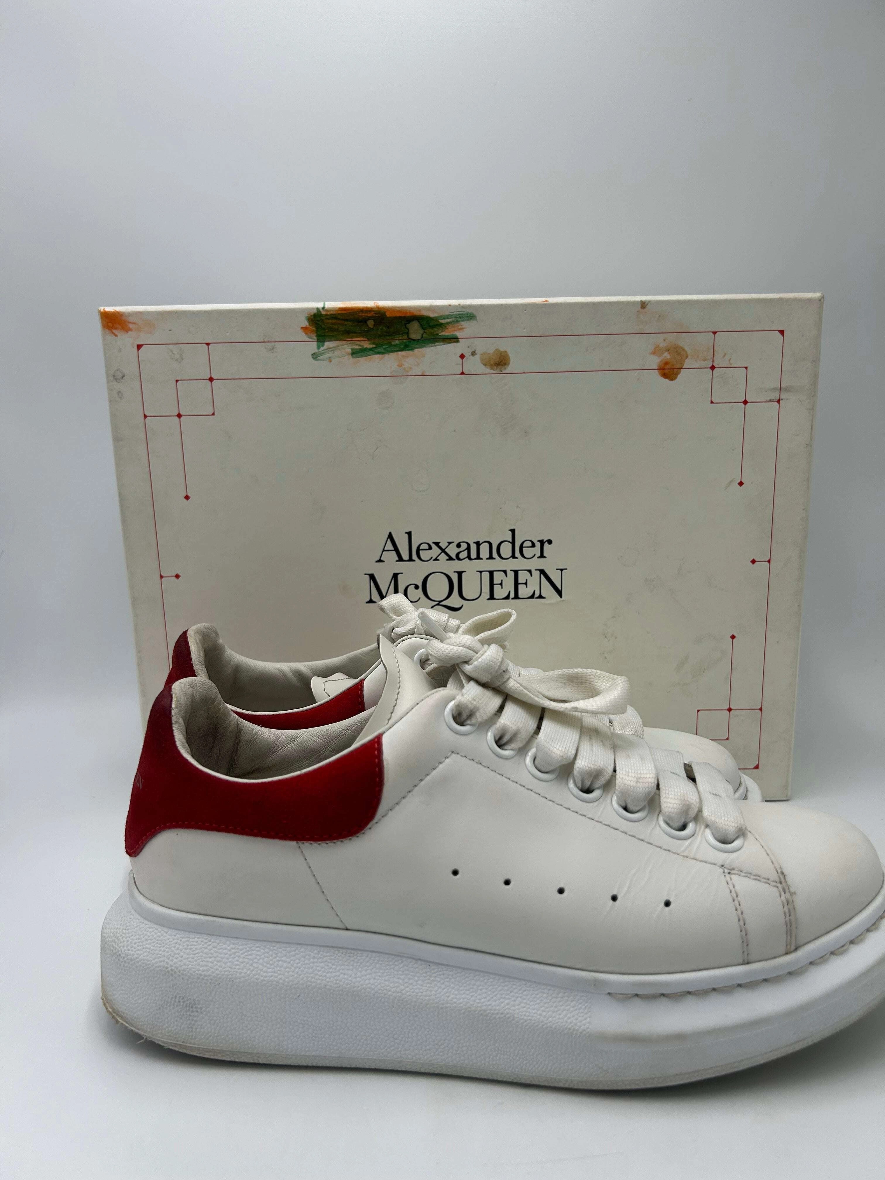 Alexander McQueen Oversized Trainers Luxury Designer Shoes Size: 7.5