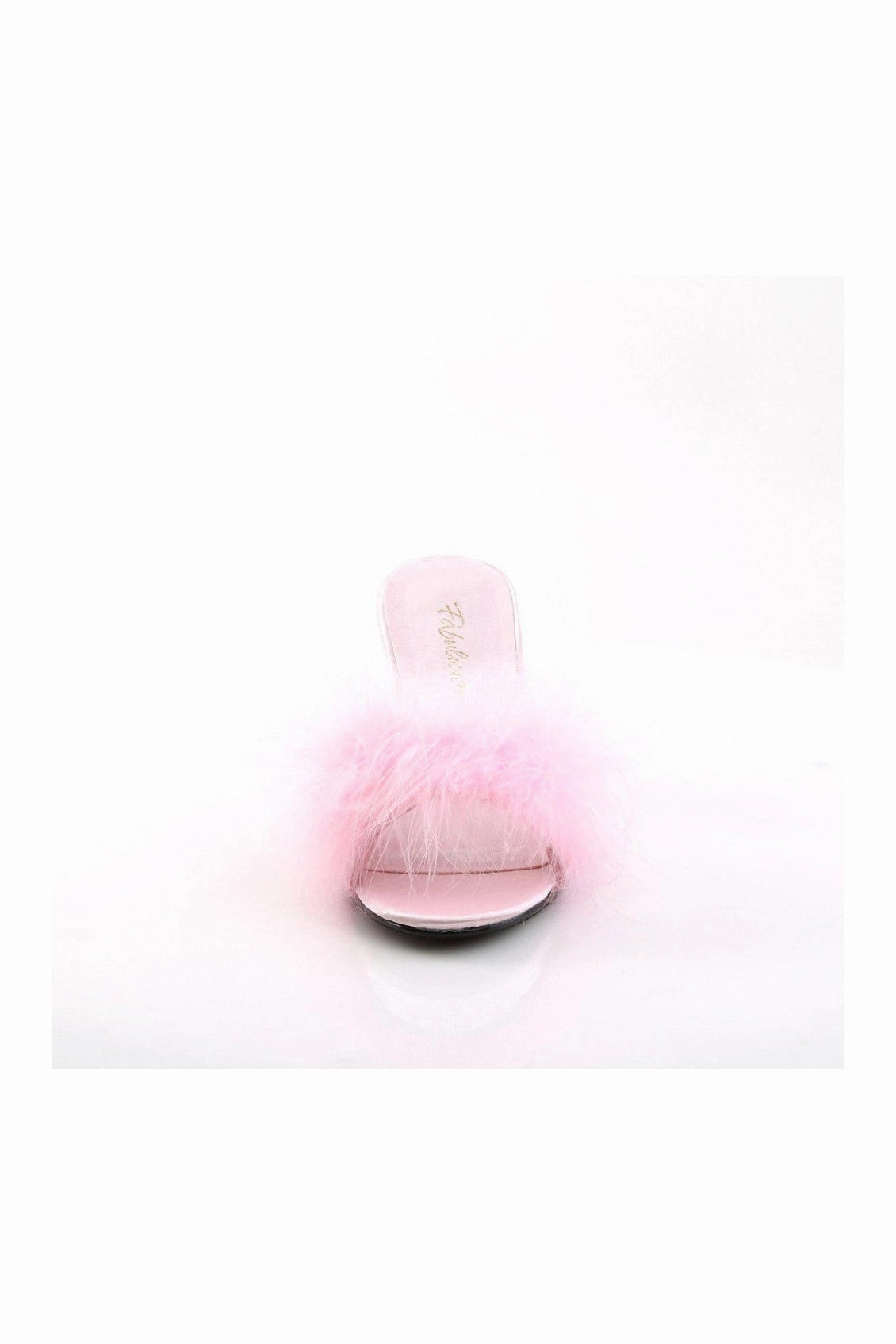 AMOUR-03 Slide | Pink Genuine Satin