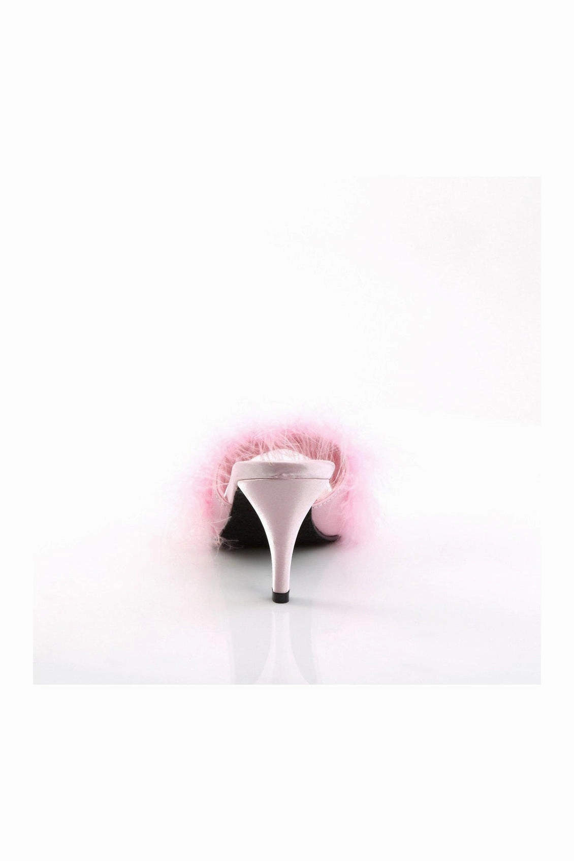 AMOUR-03 Slide | Pink Genuine Satin