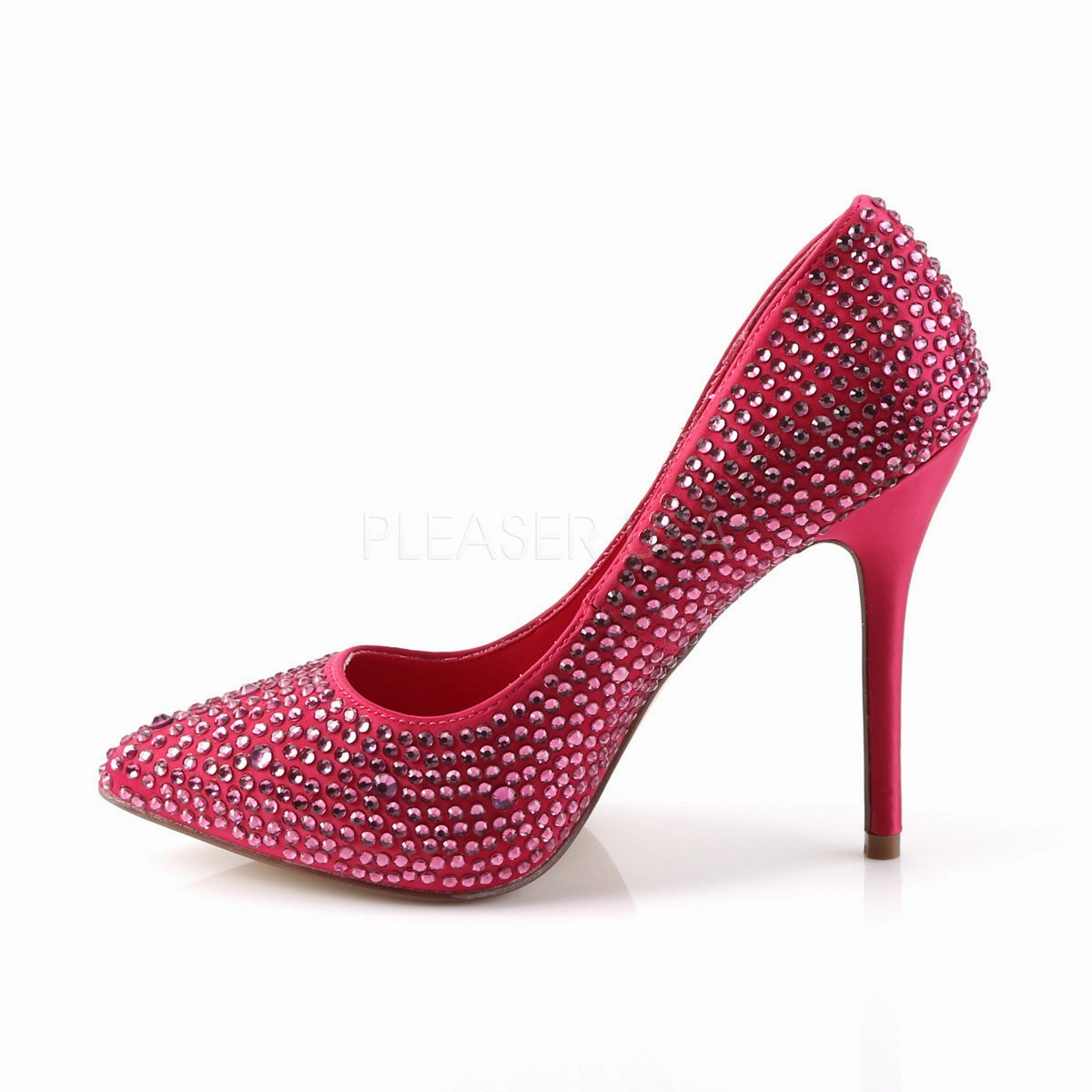 AMUSE-20RS  Hot Pink Satin