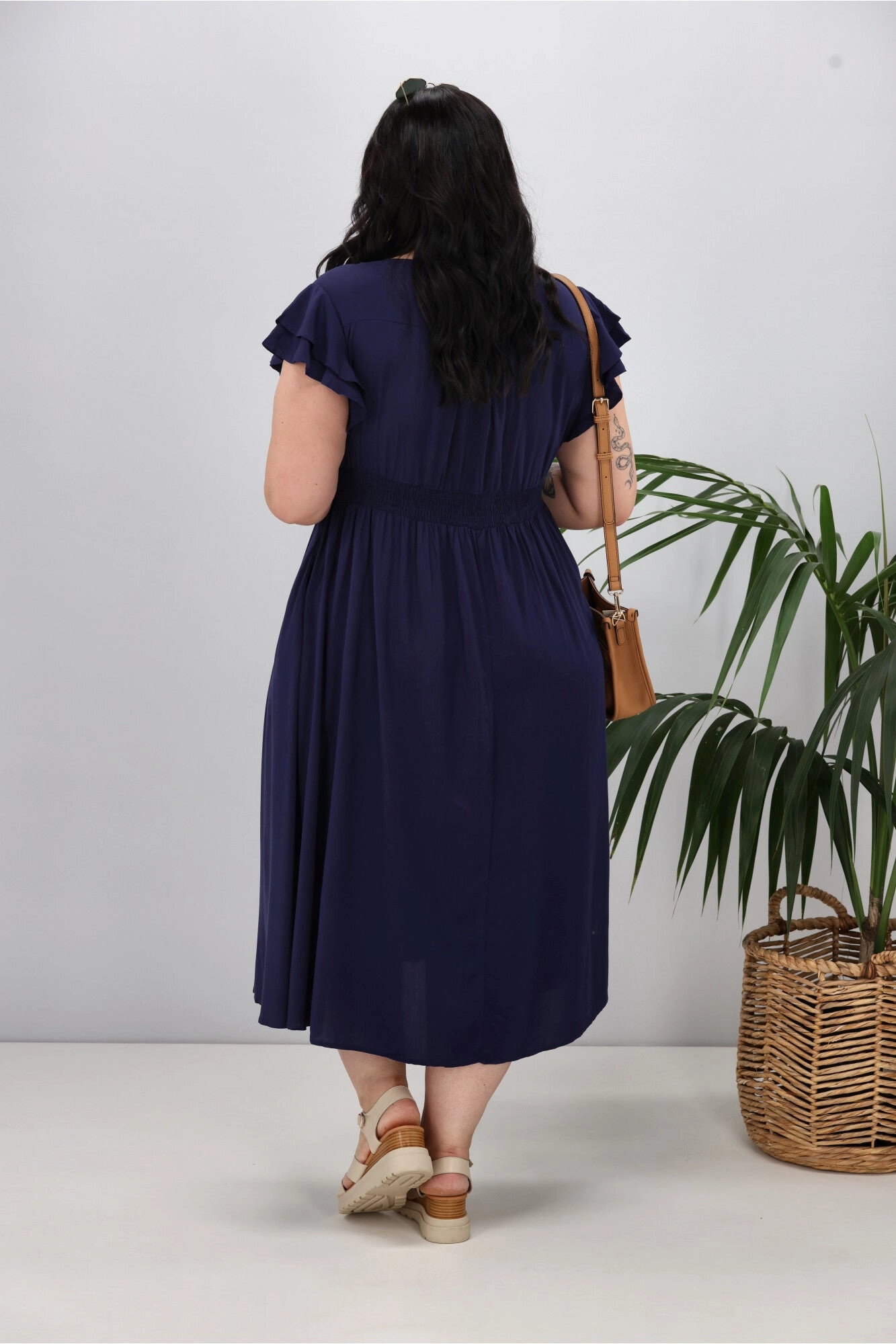 Boho Australia Ridley Dress Navy