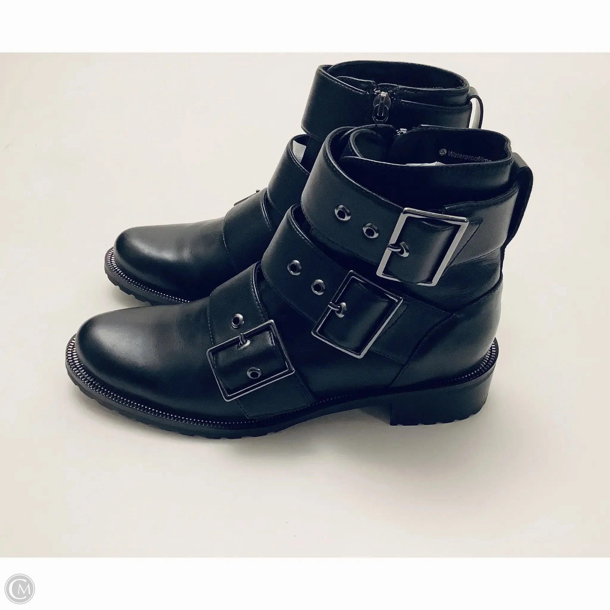 Boots Ankle Flats By Blondo In Black, Size: 7