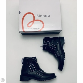 Boots Ankle Flats By Blondo In Black, Size: 7