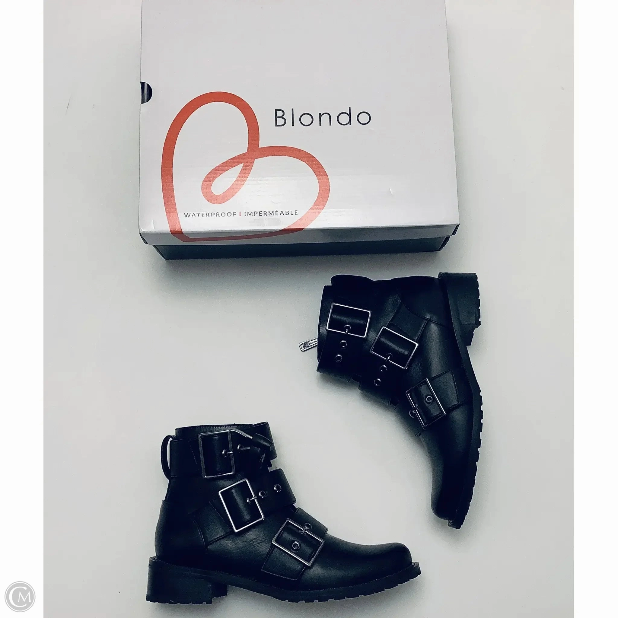Boots Ankle Flats By Blondo In Black, Size: 7