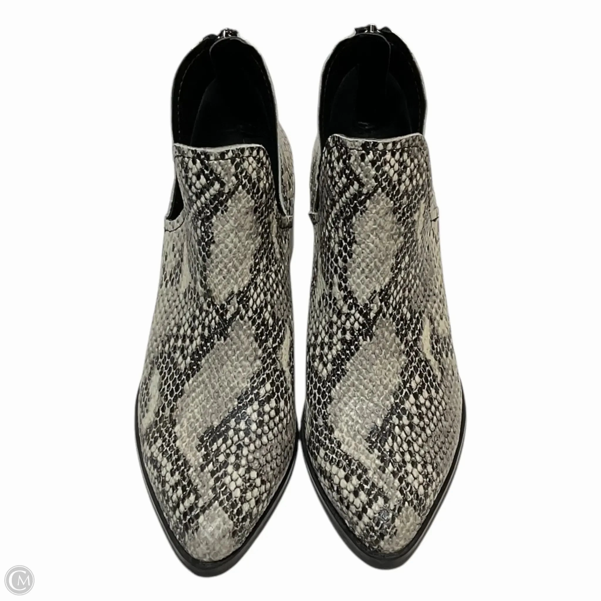 Boots Ankle Flats By Blondo In Snakeskin Print, Size: 8