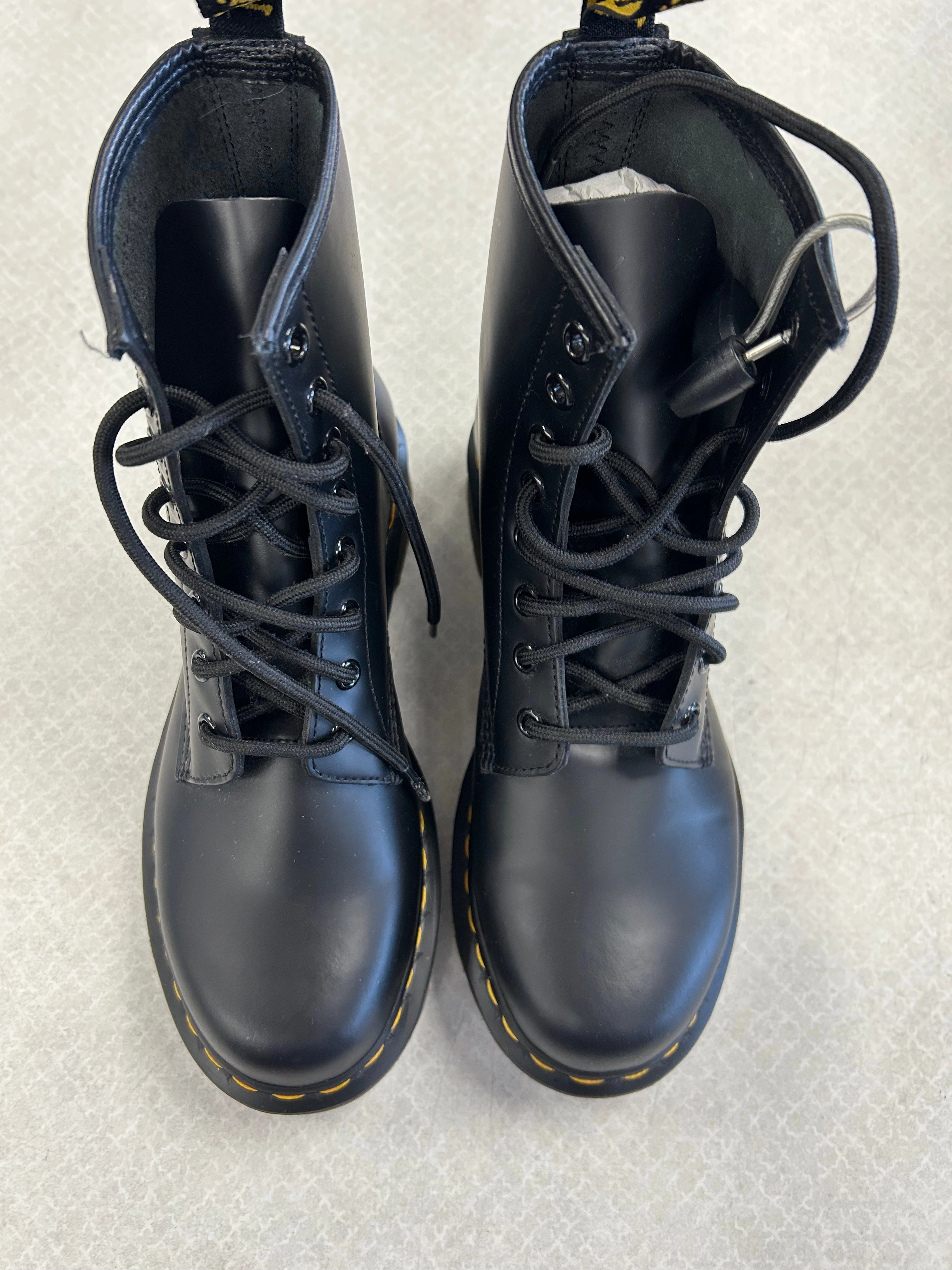 Boots Ankle Flats By Dr Martens In Black, Size:8