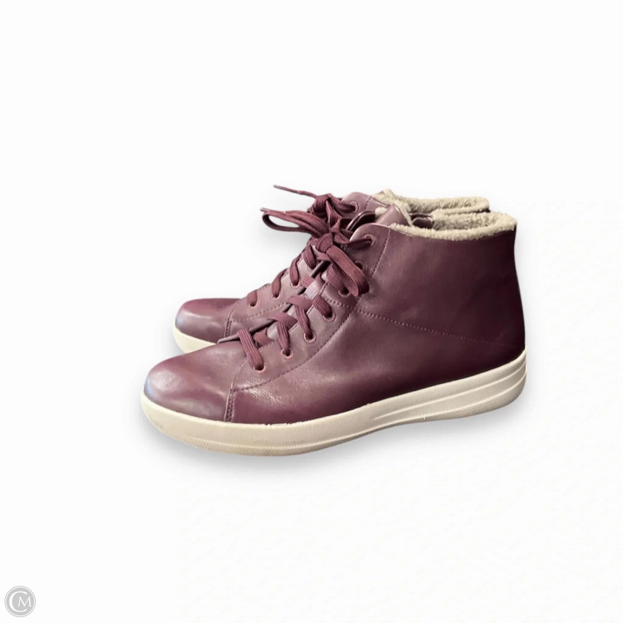 Boots Ankle Flats By Fitflop In Purple, Size: 9