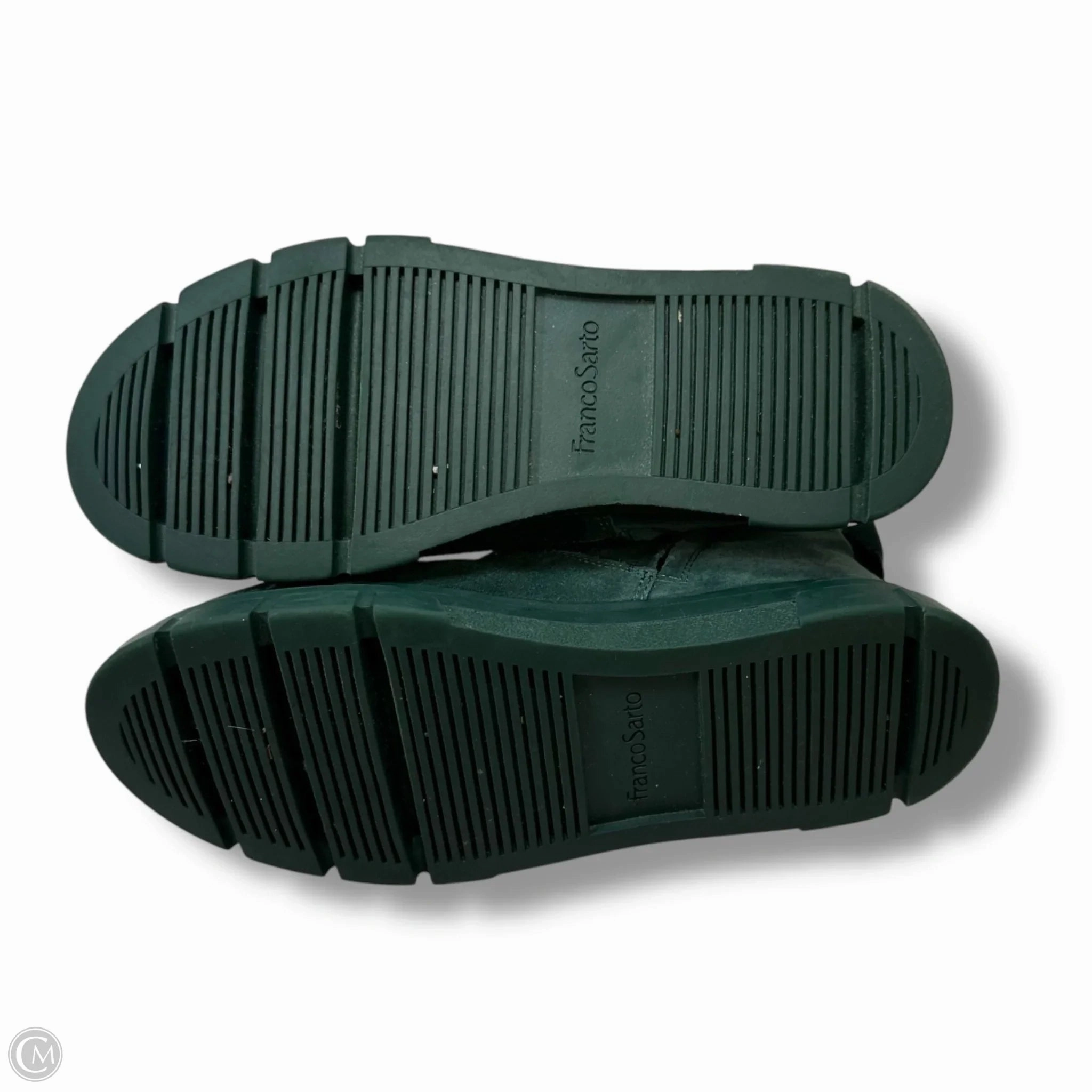 Boots Ankle Flats By Franco Sarto In Green, Size: 8.5