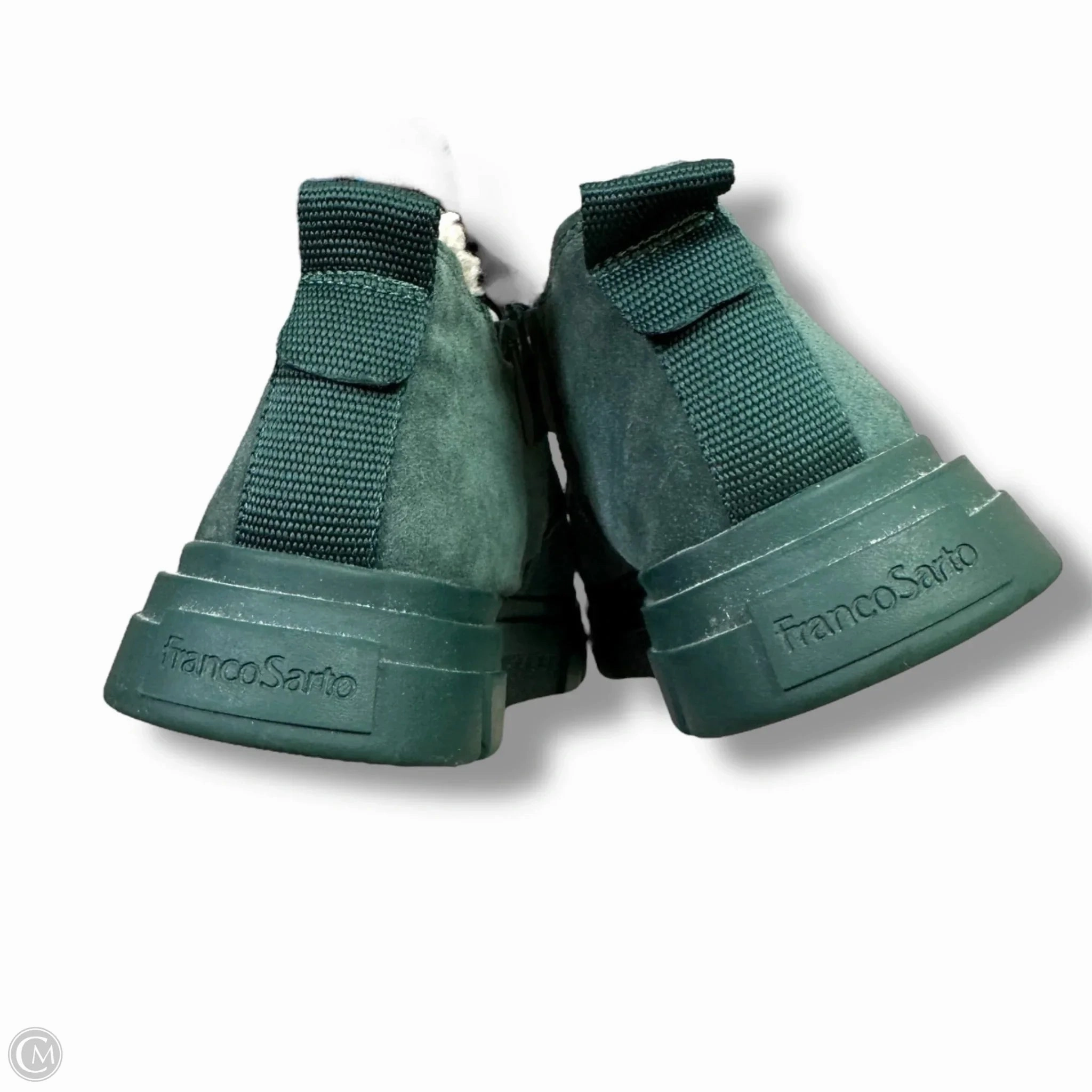 Boots Ankle Flats By Franco Sarto In Green, Size: 8.5
