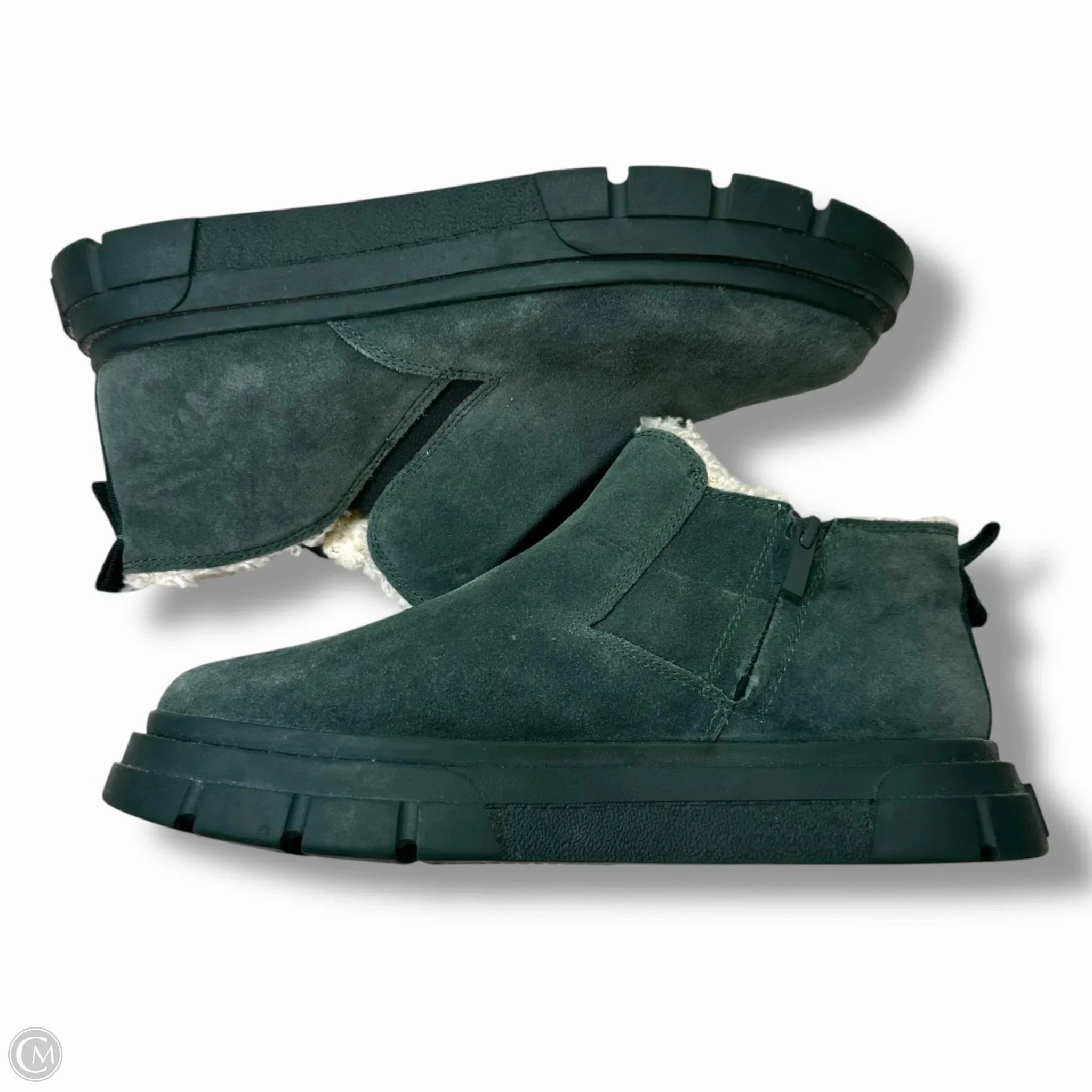 Boots Ankle Flats By Franco Sarto In Green, Size: 8.5
