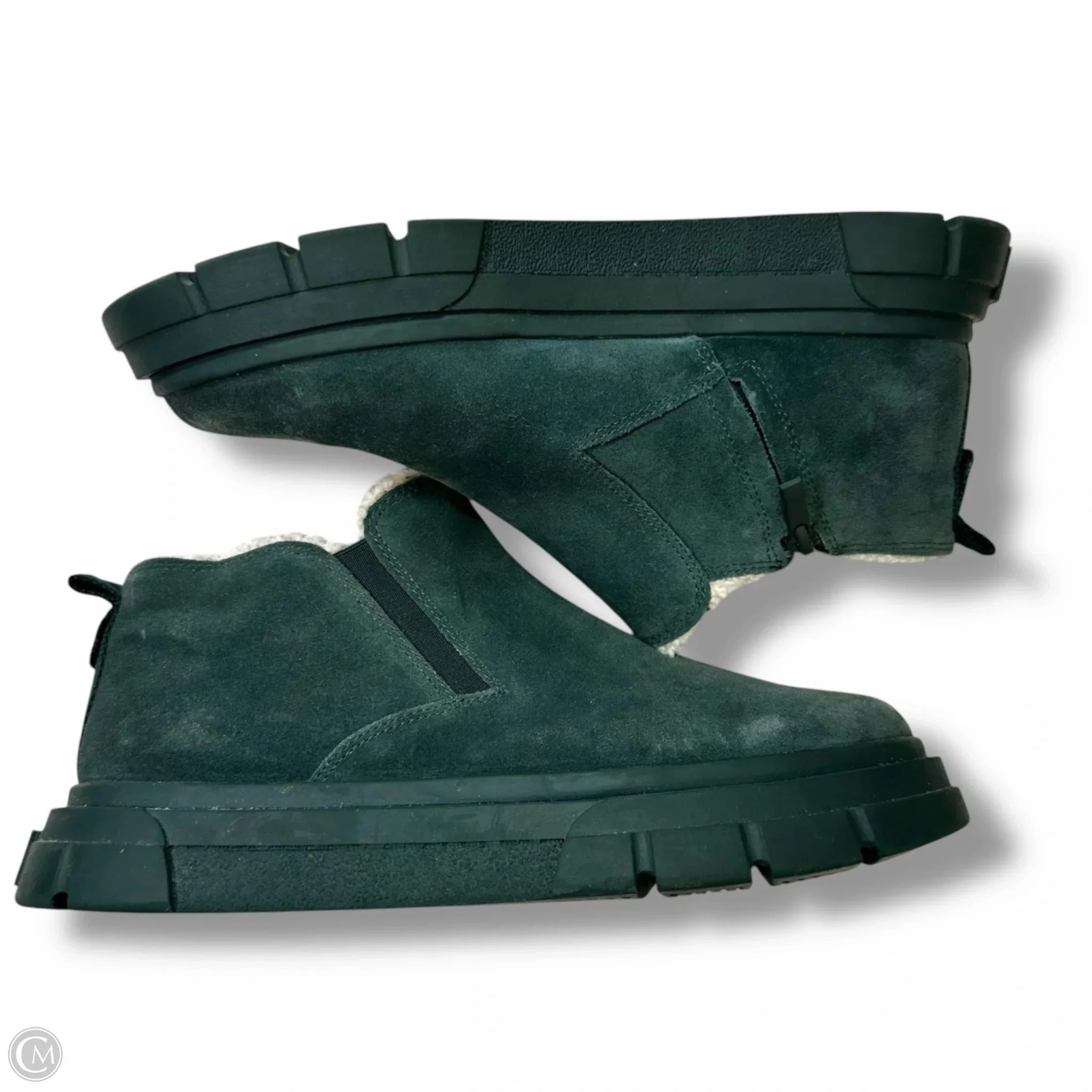Boots Ankle Flats By Franco Sarto In Green, Size: 8.5