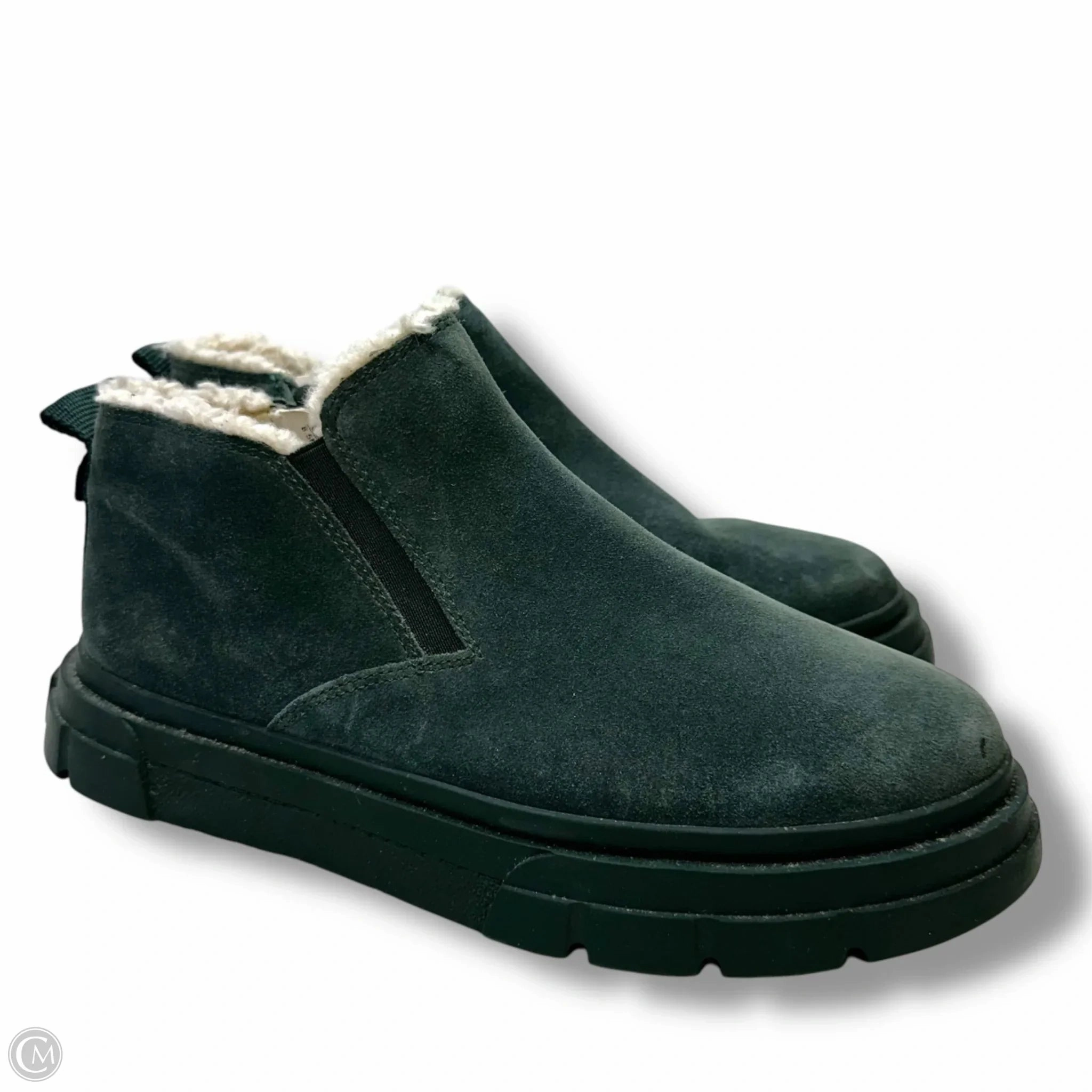 Boots Ankle Flats By Franco Sarto In Green, Size: 8.5