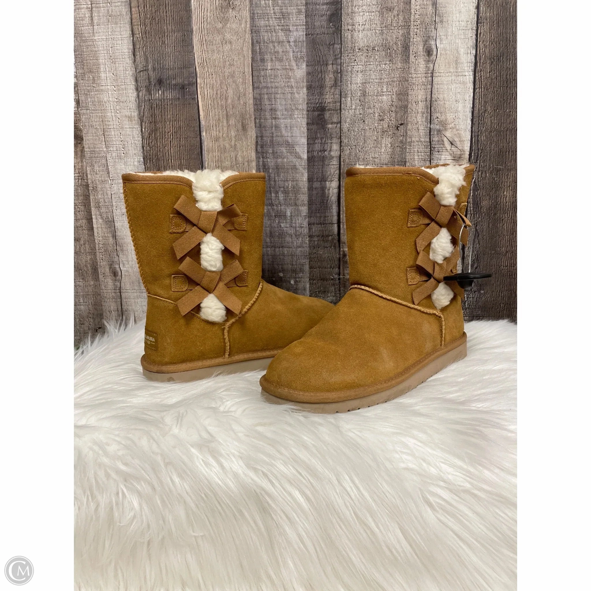 Boots Ankle Flats By Koolaburra By Ugg In Brown, Size: 8