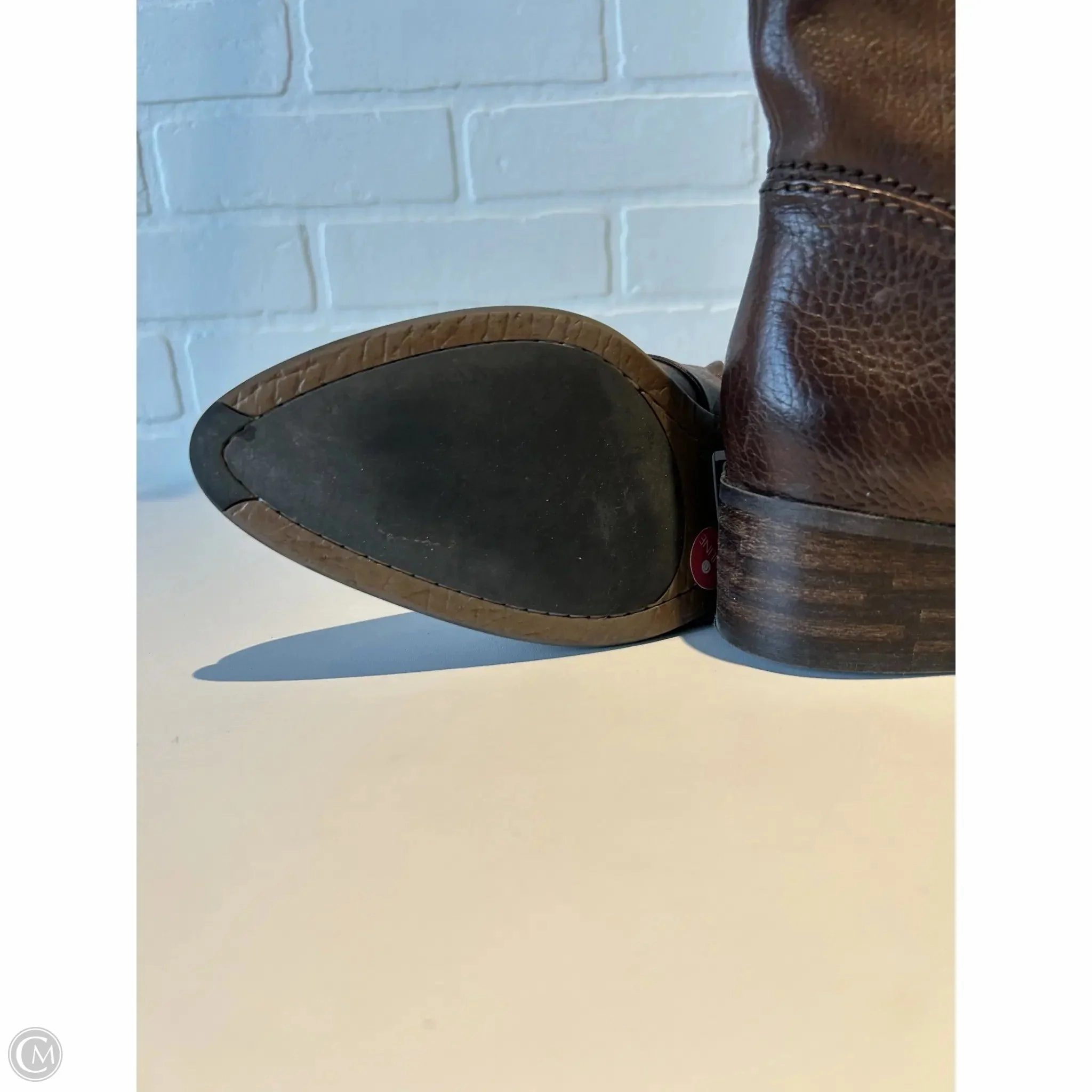 Boots Ankle Flats By Sam Edelman In Brown, Size: 7.5