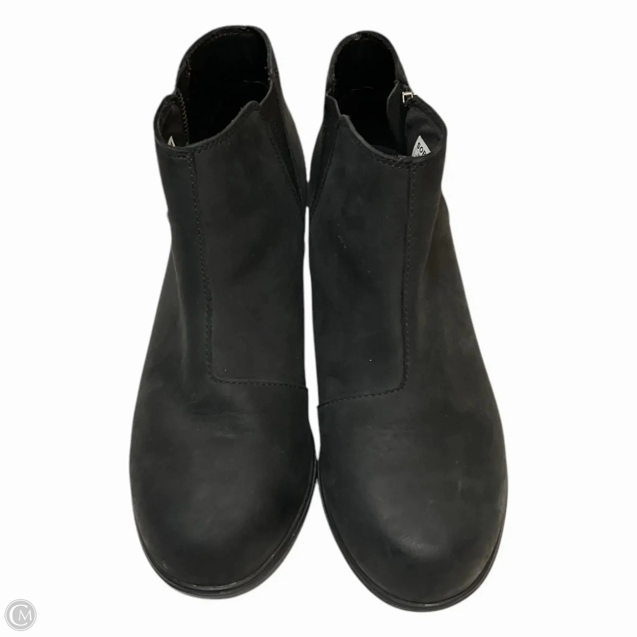 Boots Ankle Flats By Sorel In Black, Size: 10