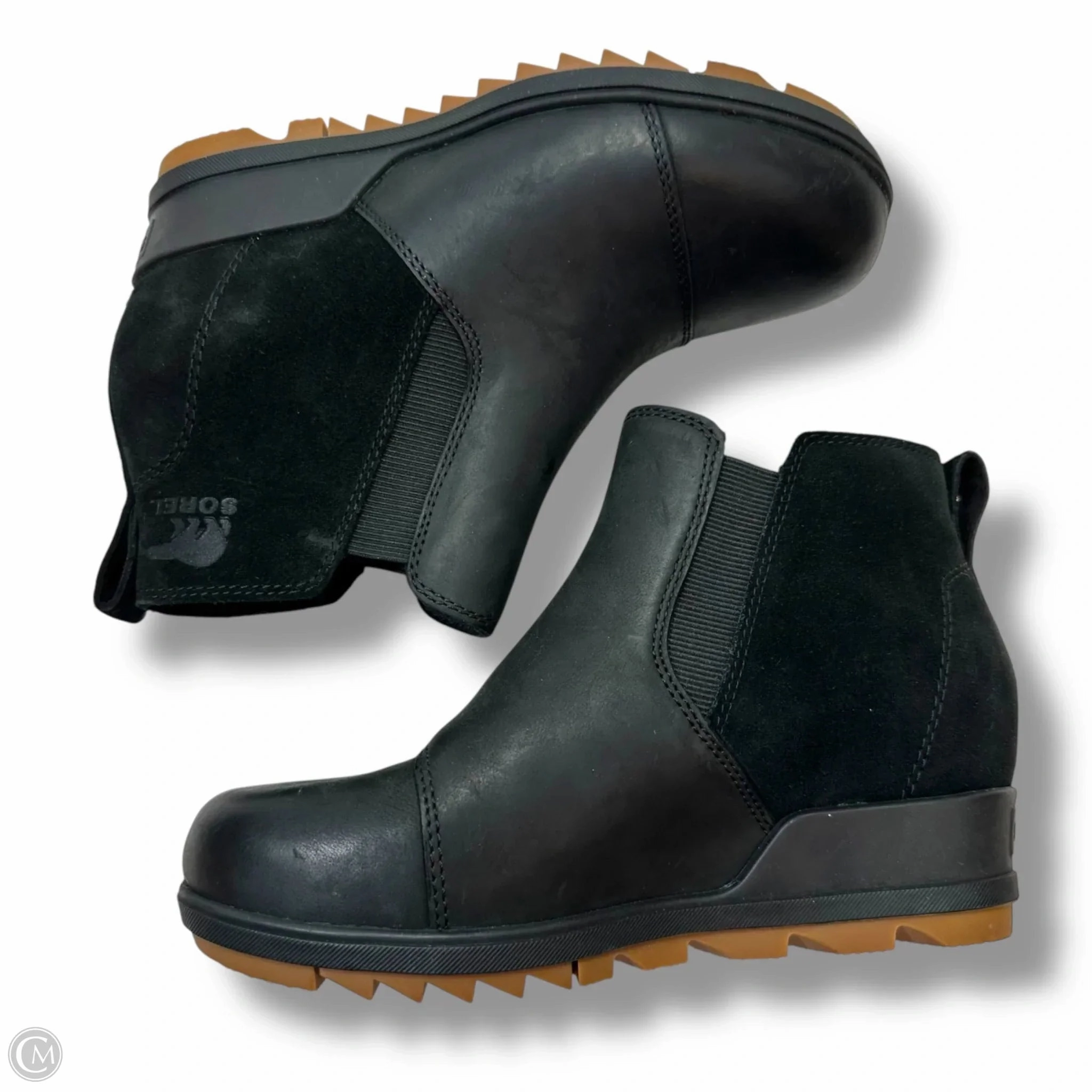 Boots Ankle Flats By Sorel In Black, Size: 6