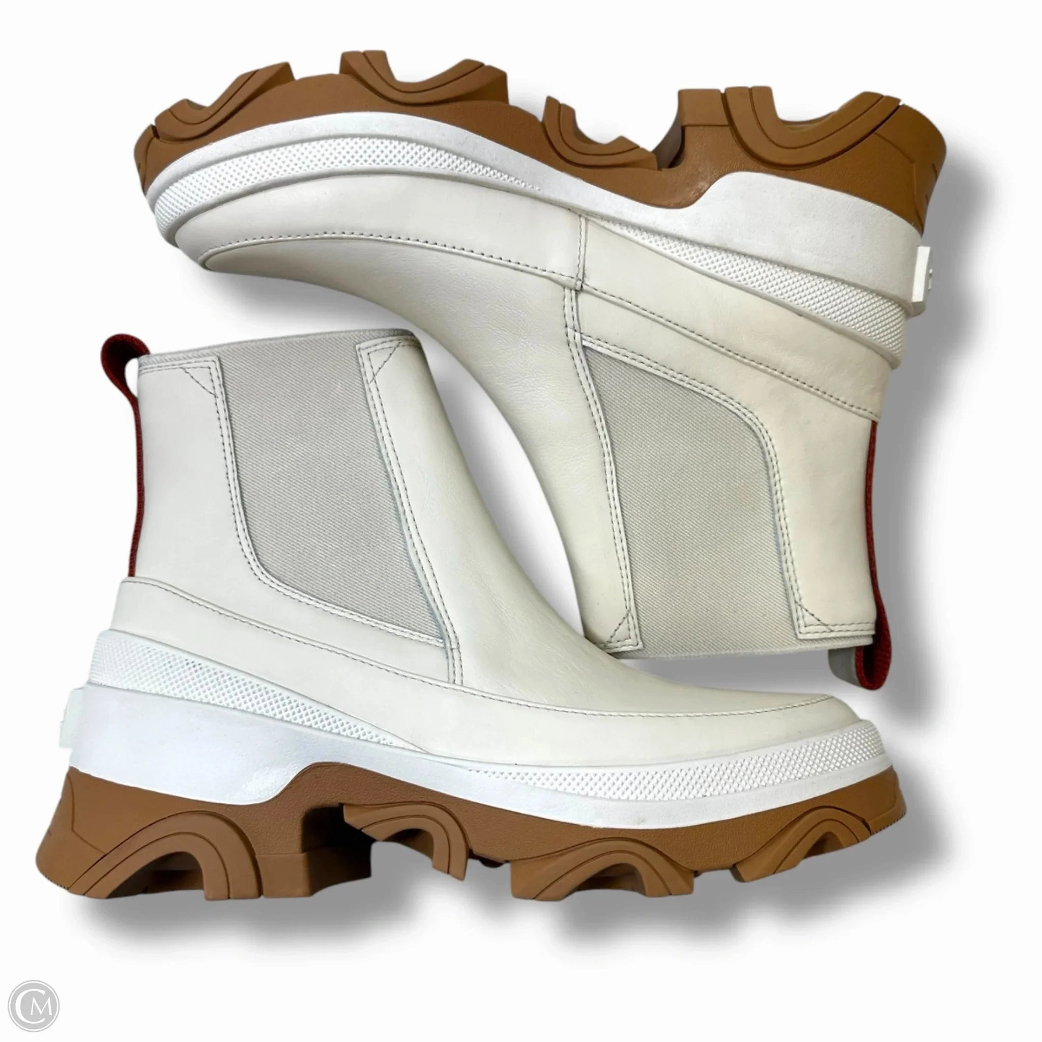 Boots Ankle Flats By Sorel In Cream, Size: 8