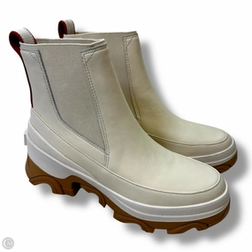 Boots Ankle Flats By Sorel In Cream, Size: 8