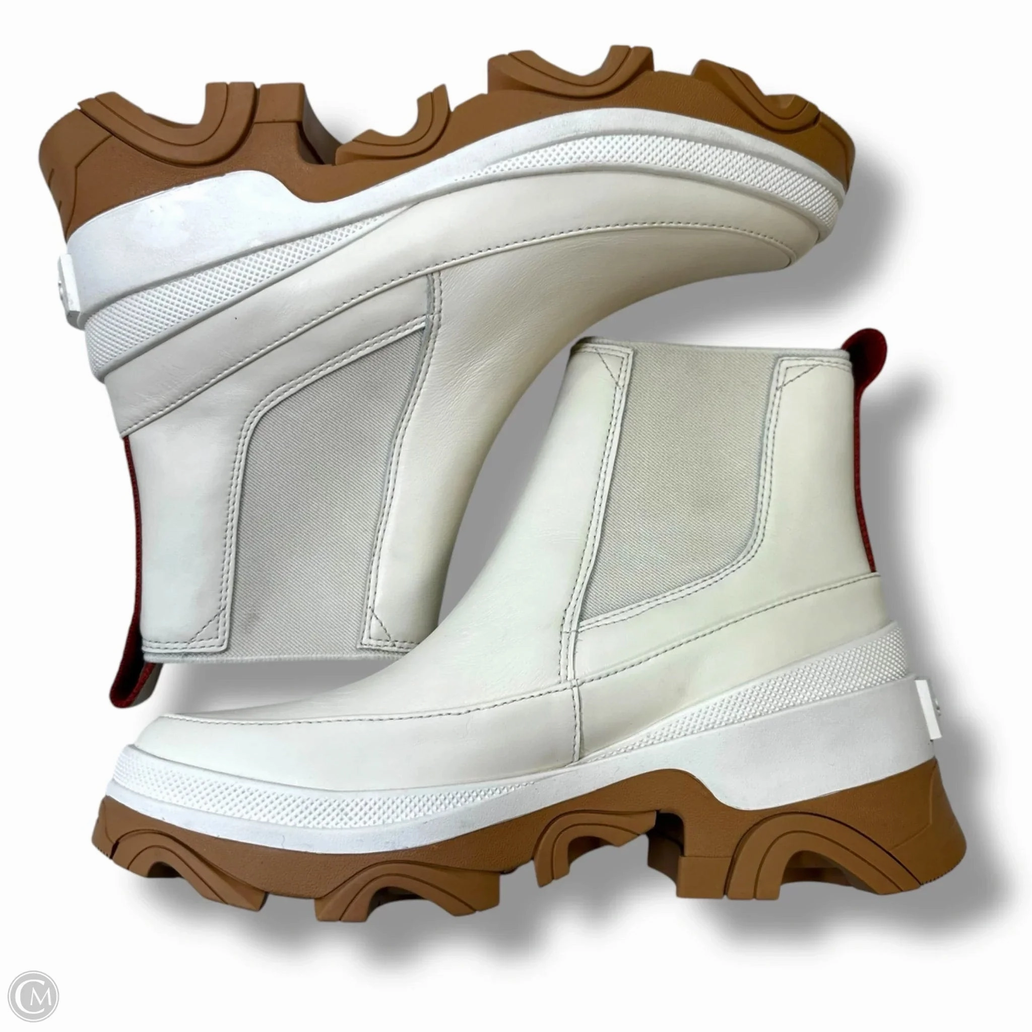 Boots Ankle Flats By Sorel In Cream, Size: 8