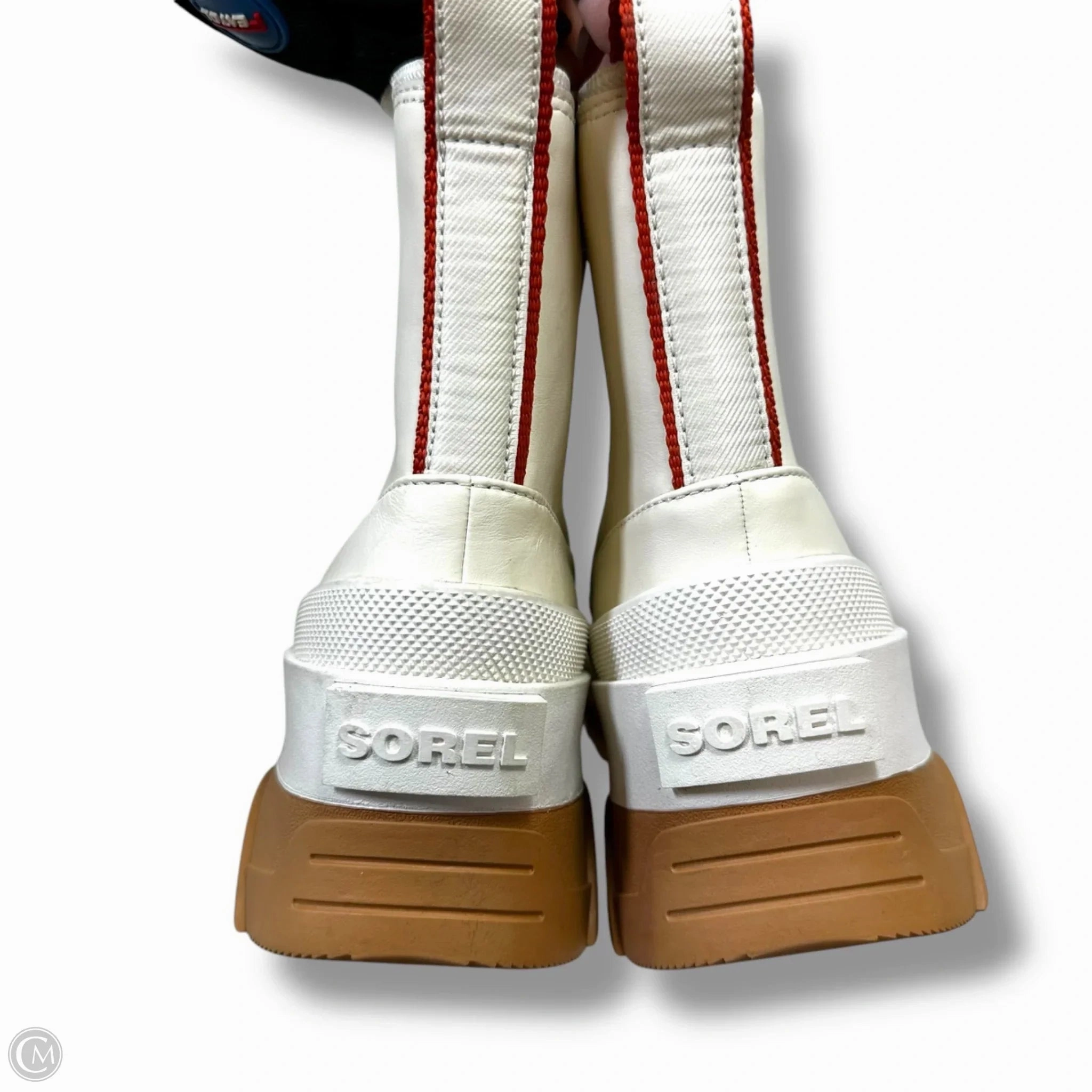 Boots Ankle Flats By Sorel In Cream, Size: 8