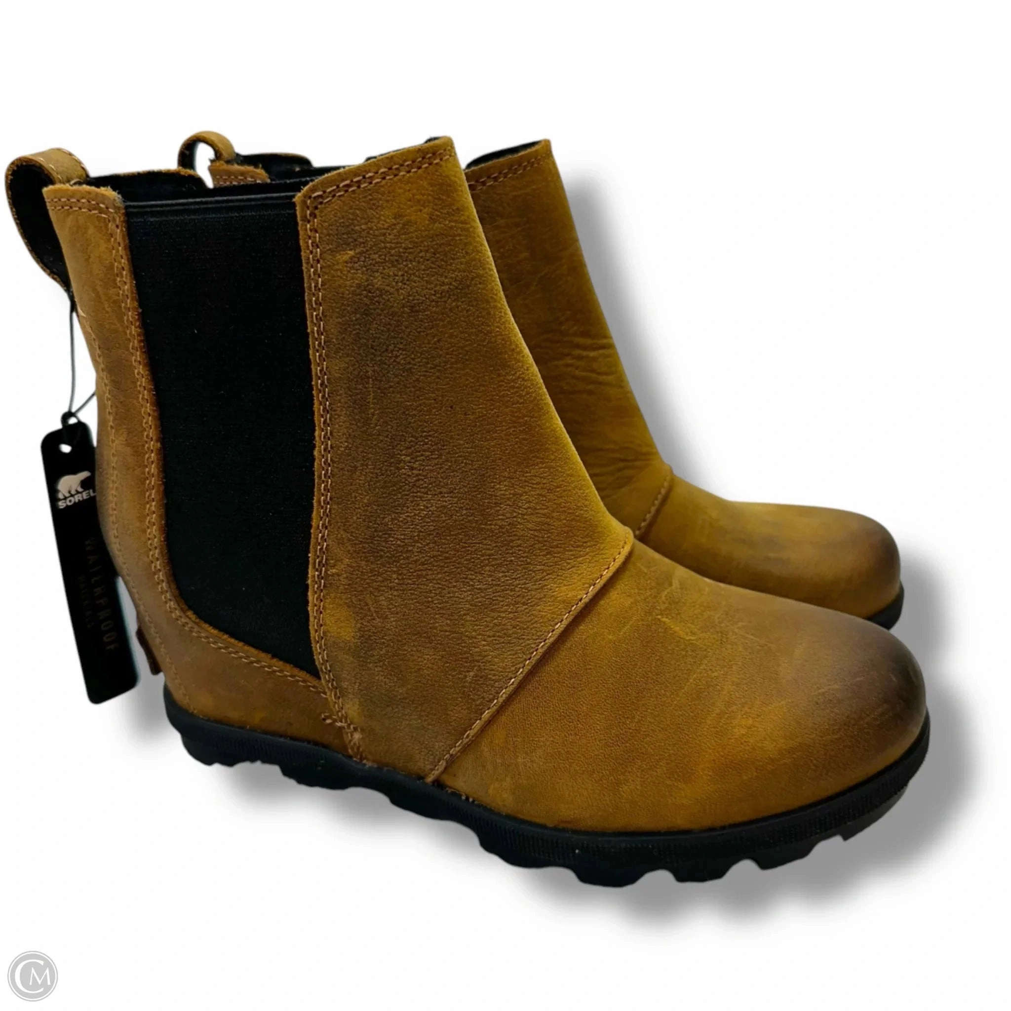 Boots Ankle Flats By Sorel In Tan, Size: 5.5