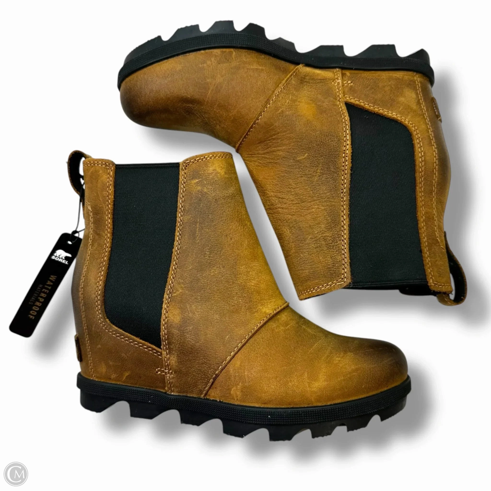 Boots Ankle Flats By Sorel In Tan, Size: 5.5