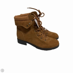 Boots Ankle Flats By St Johns Bay In Brown, Size: 10