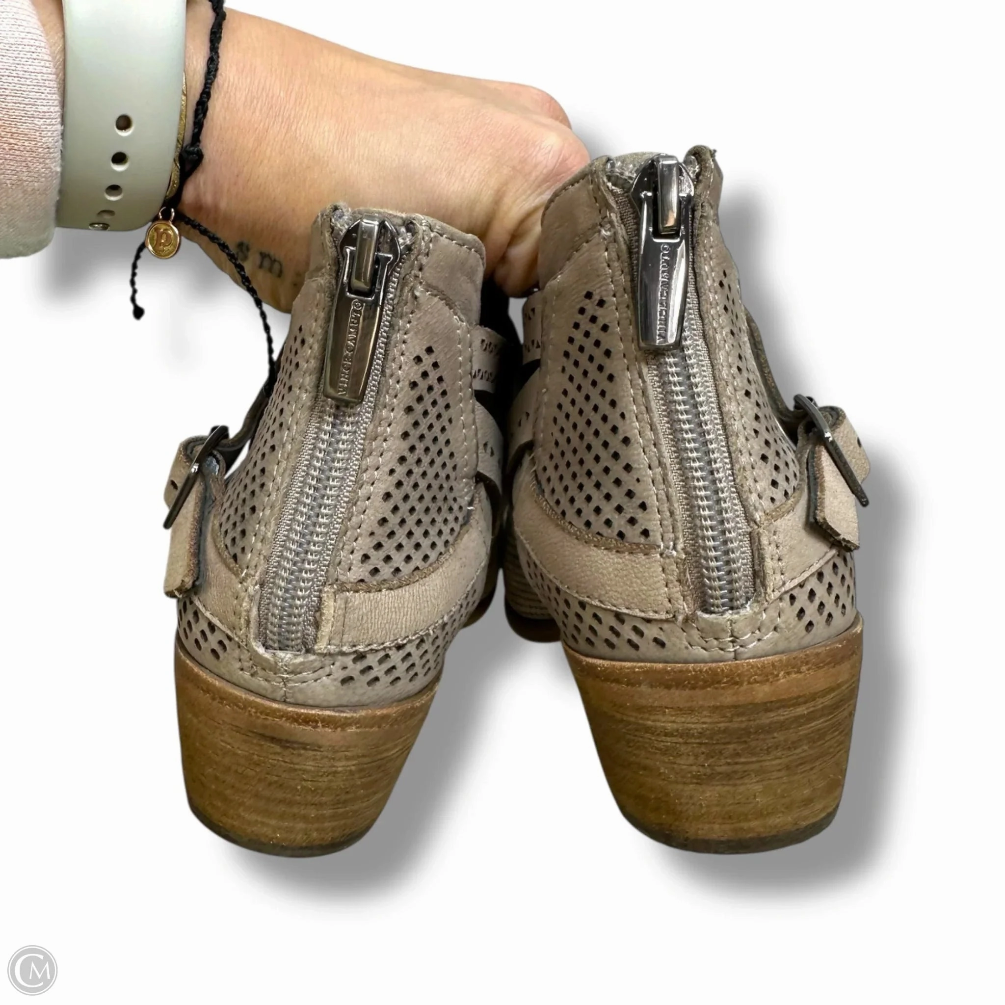 Boots Ankle Flats By Vince Camuto In Taupe, Size: 6.5