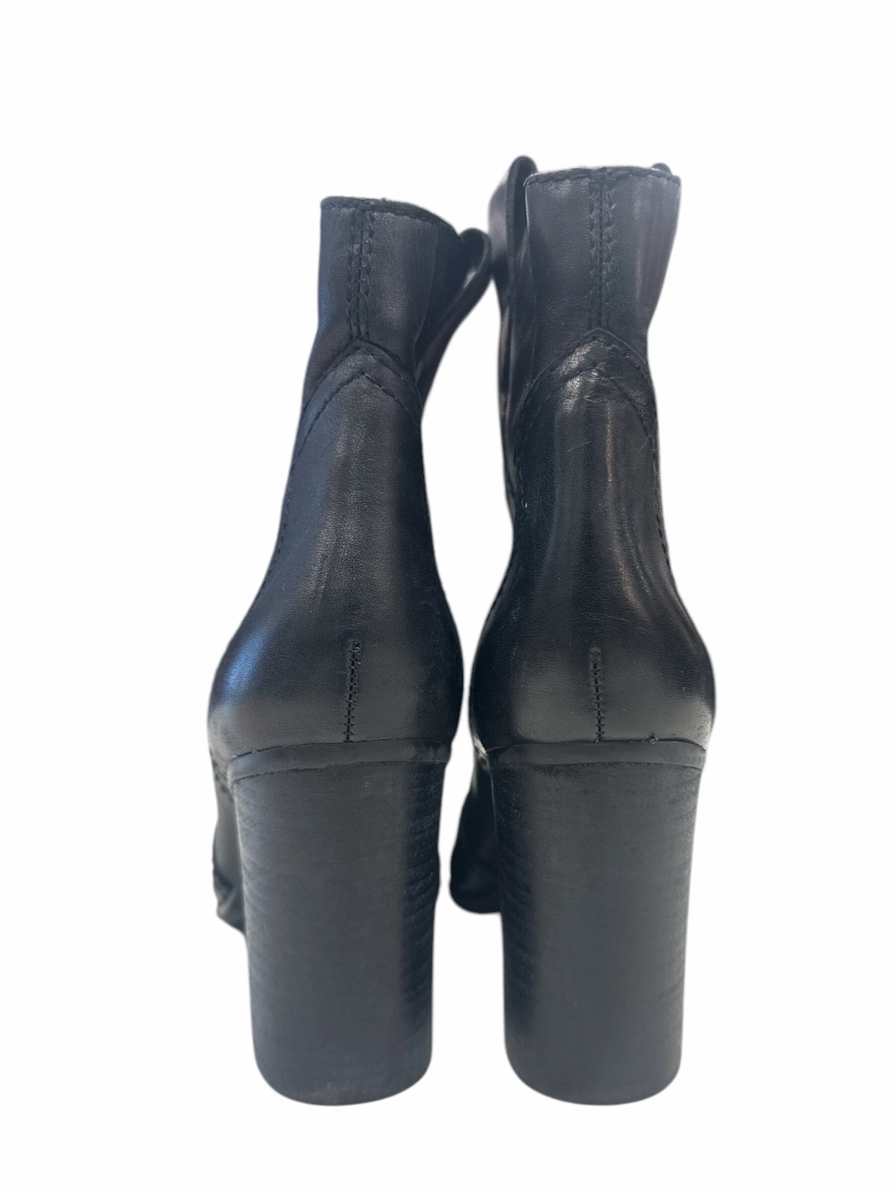 Boots Ankle Heels By Aerosoles In Black, Size: 7