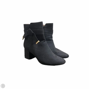 Boots Ankle Heels By Avon In Black, Size: 7