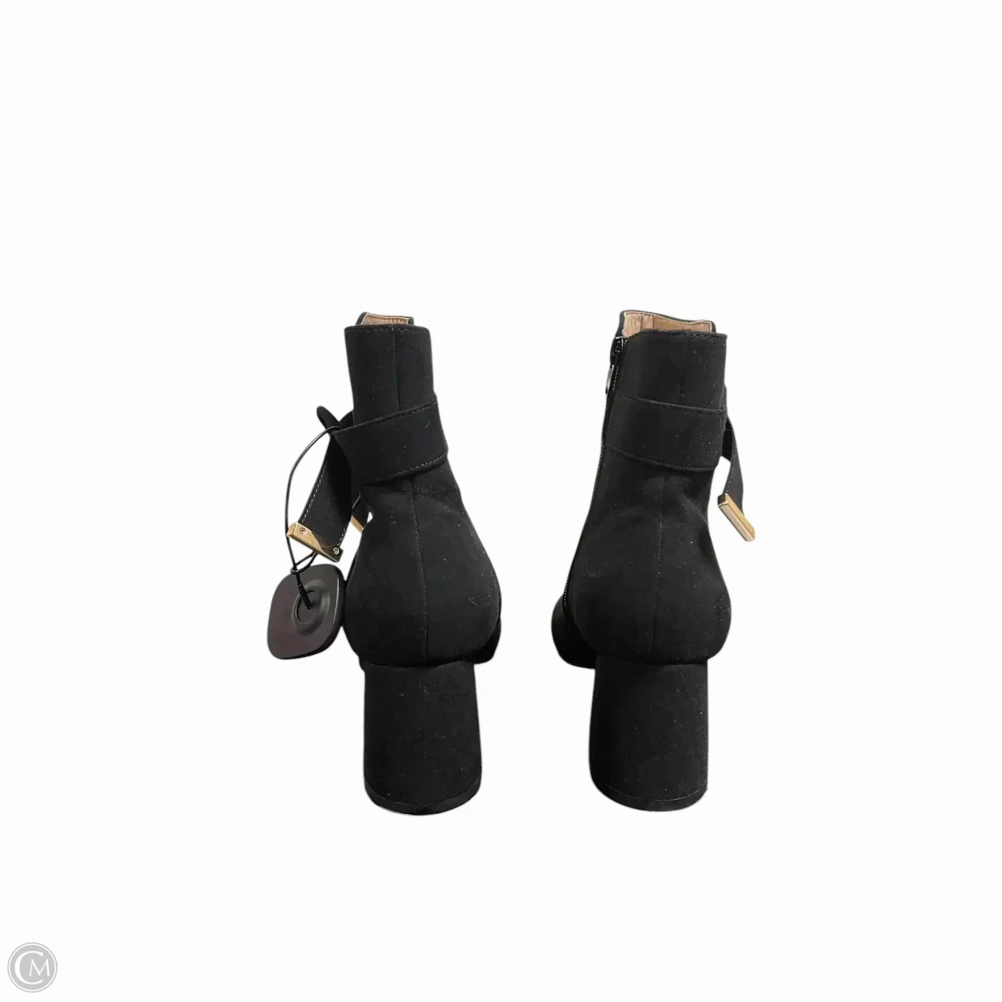 Boots Ankle Heels By Avon In Black, Size: 7