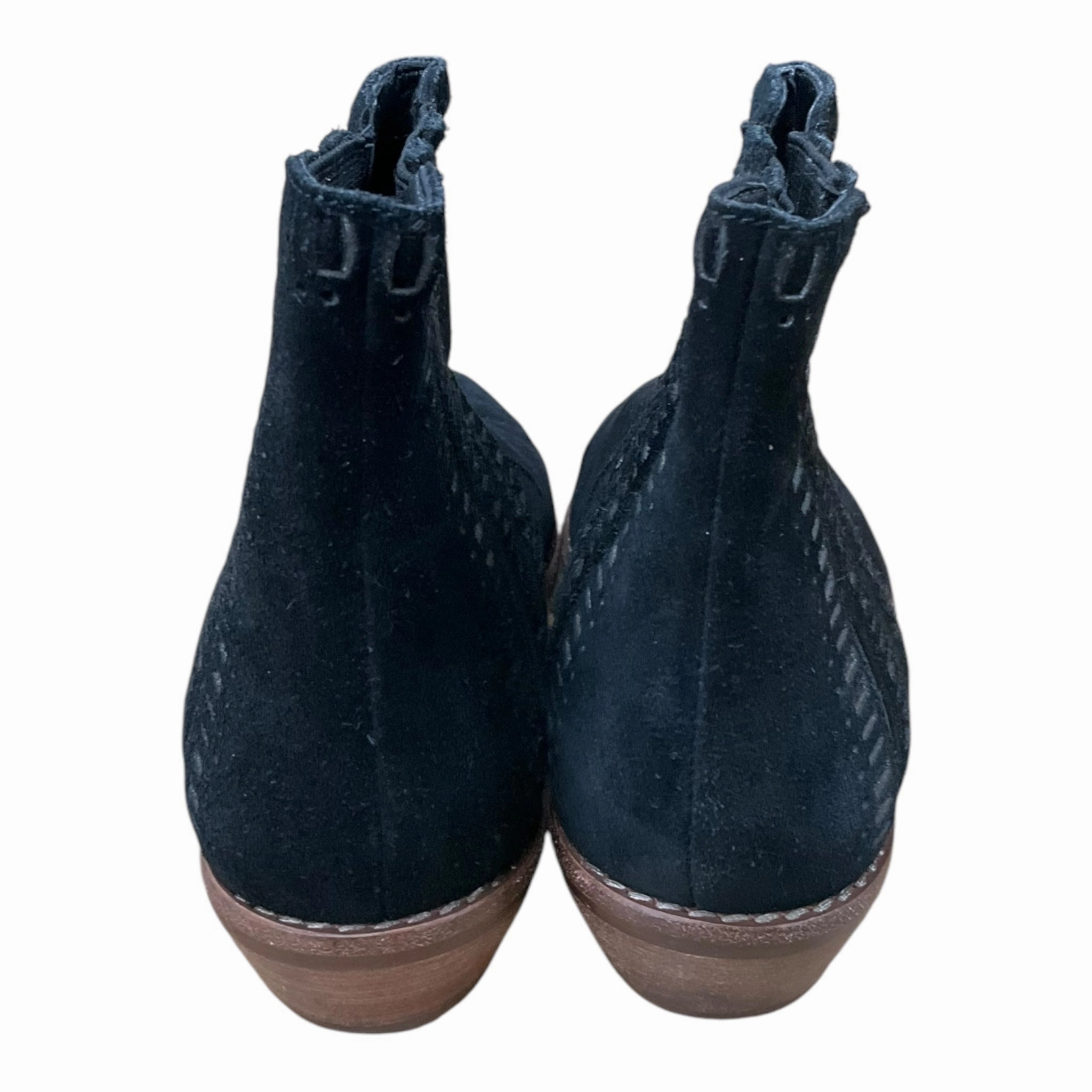Boots Ankle Heels By Clothes Mentor In Black, Size: 6