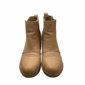 Boots Ankle Heels By Clothes Mentor In Tan, Size: 6