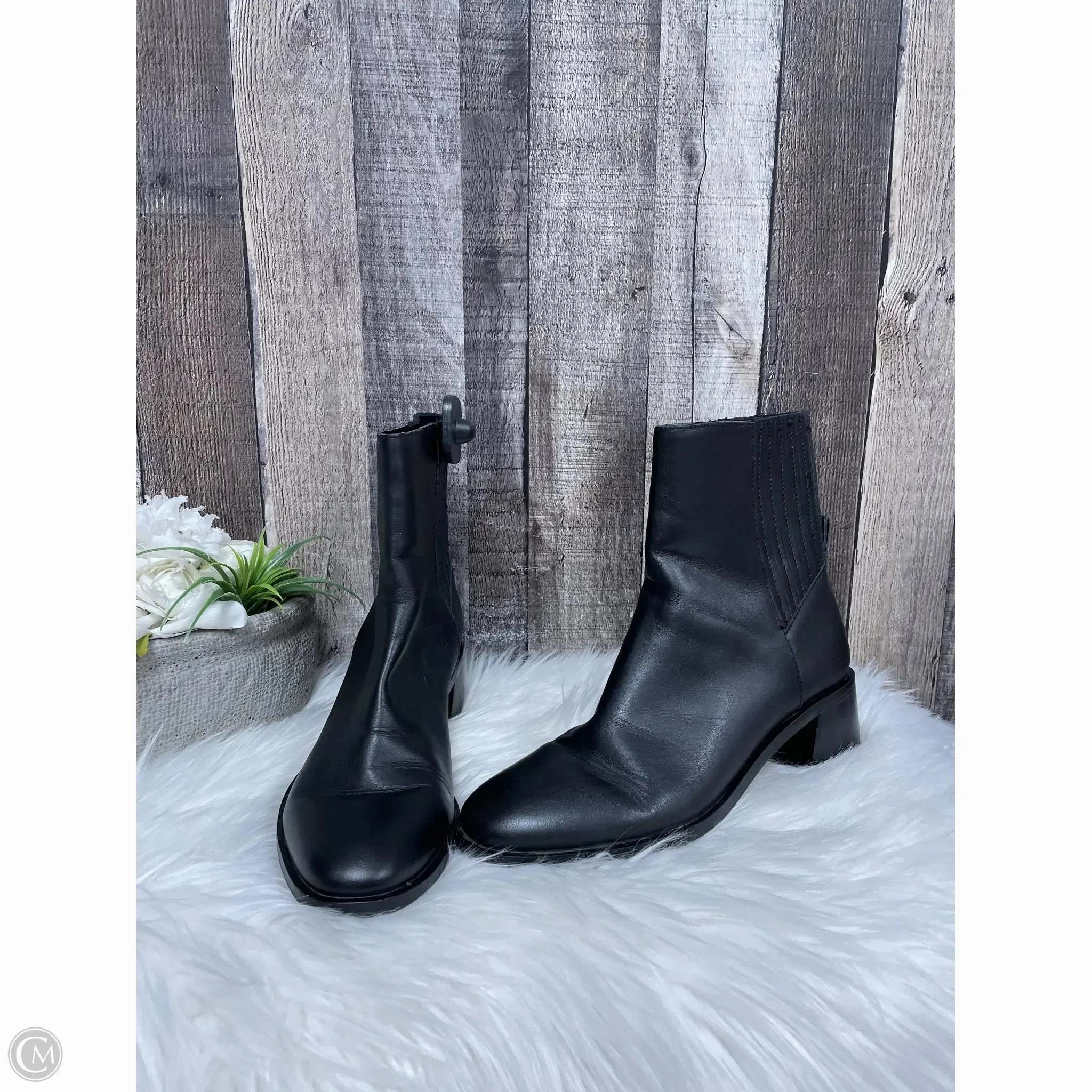 Boots Ankle Heels By Dolce Vita In Black, Size: 8.5