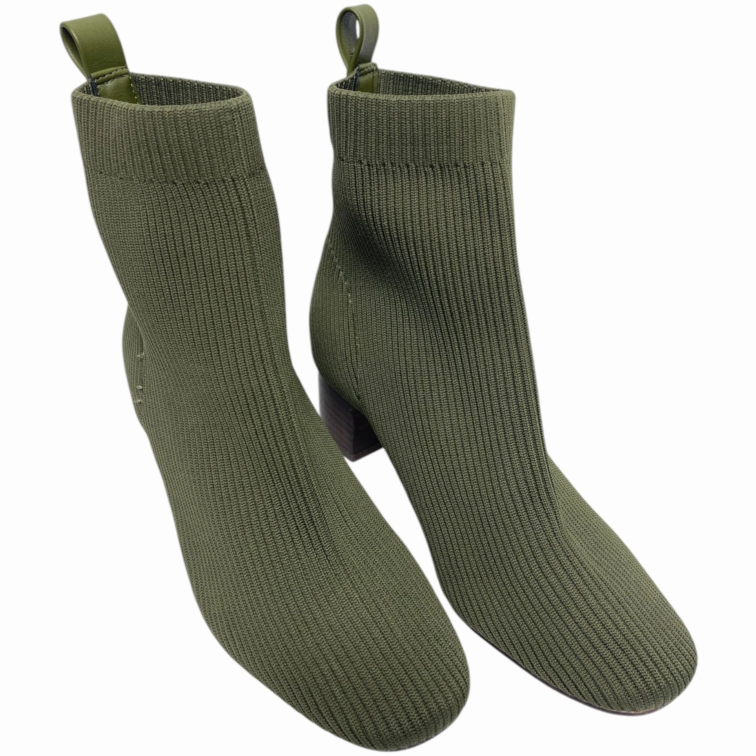 Boots Ankle Heels By Joie In Green, Size: 7