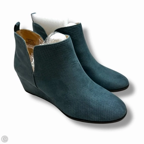 Boots Ankle Heels By Journee In Teal, Size: 7.5