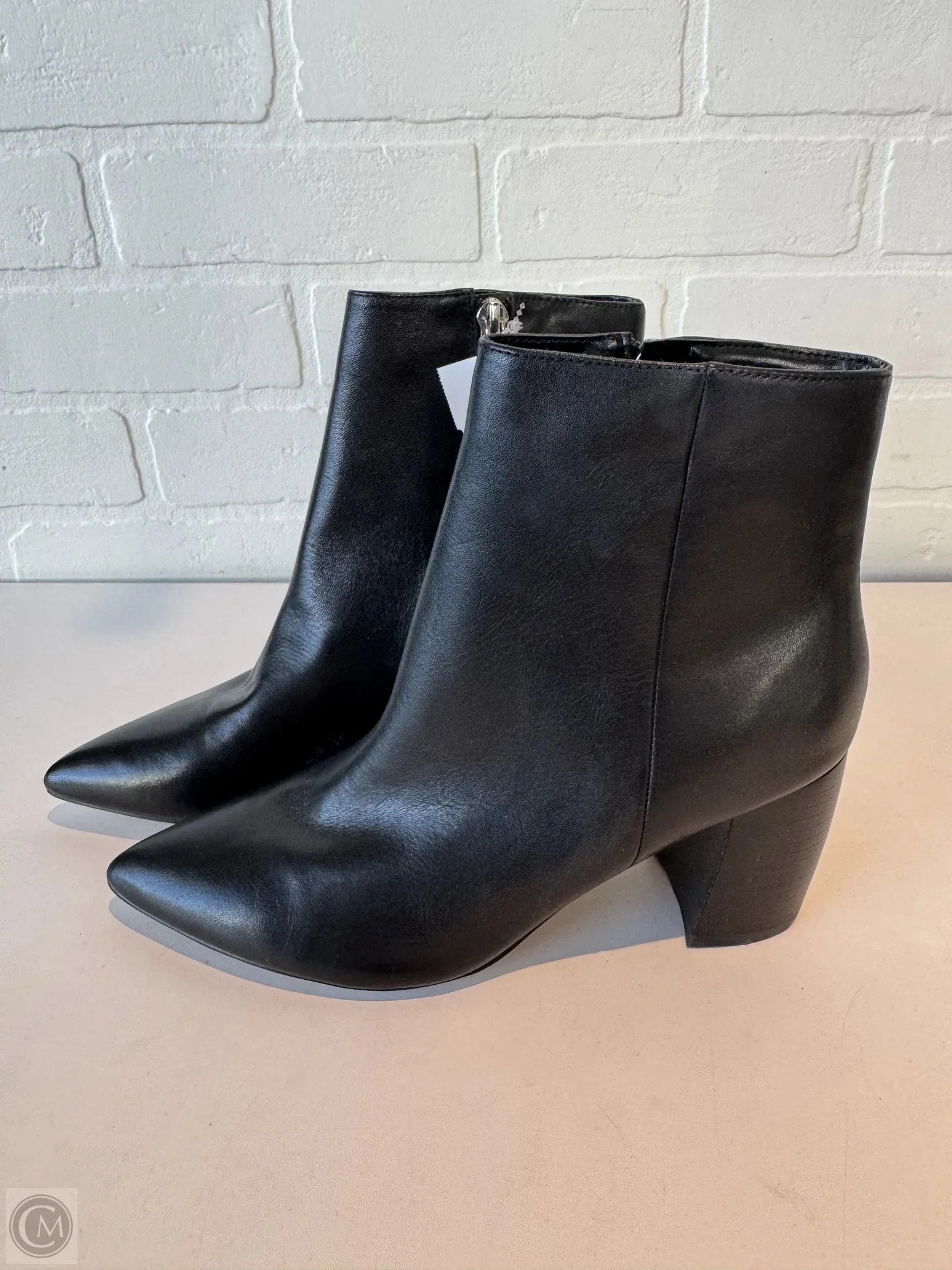 Boots Ankle Heels By Marc Fisher In Black, Size: 6.5