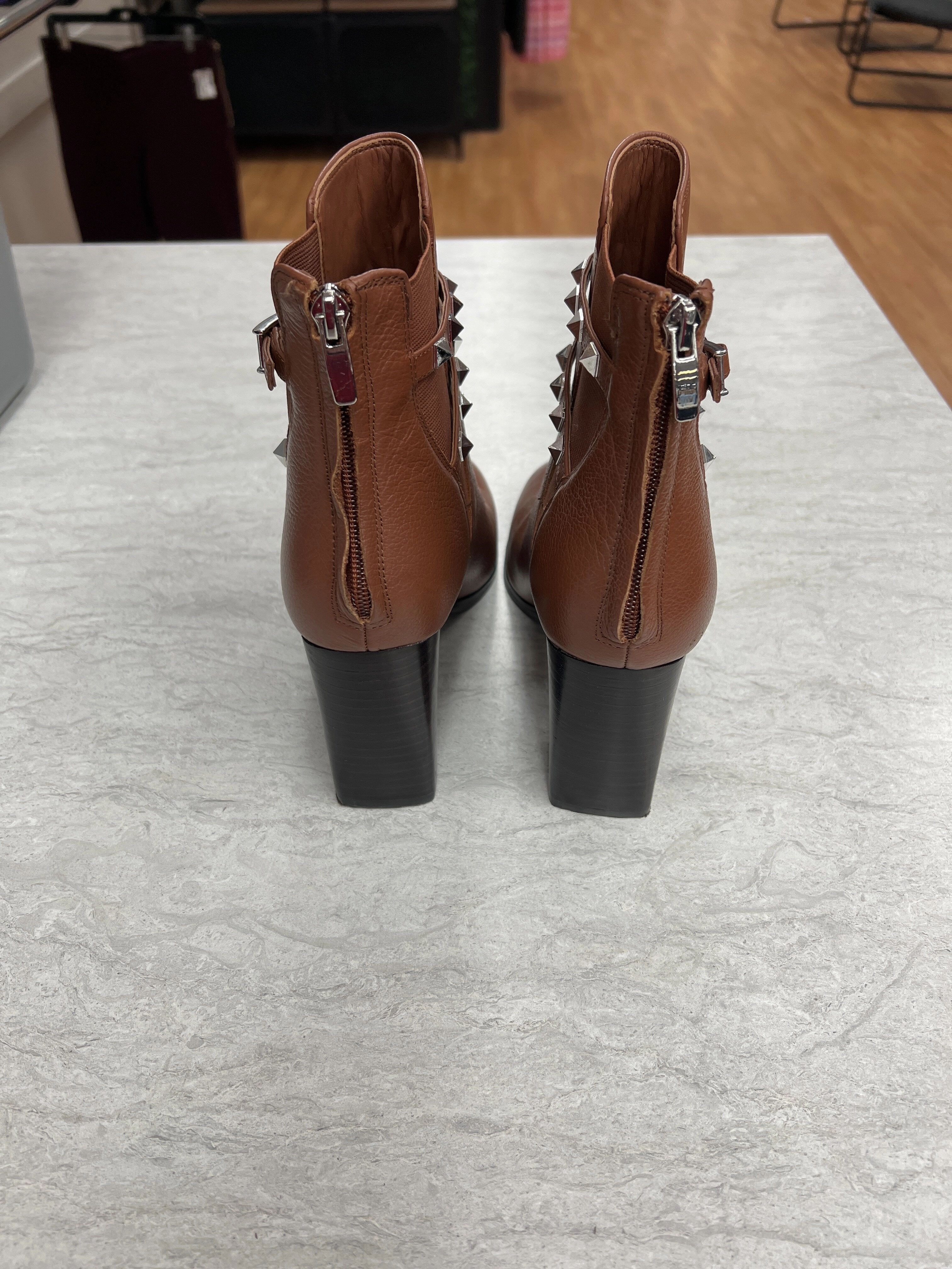 Boots Ankle Heels By Nine West  Size: 9