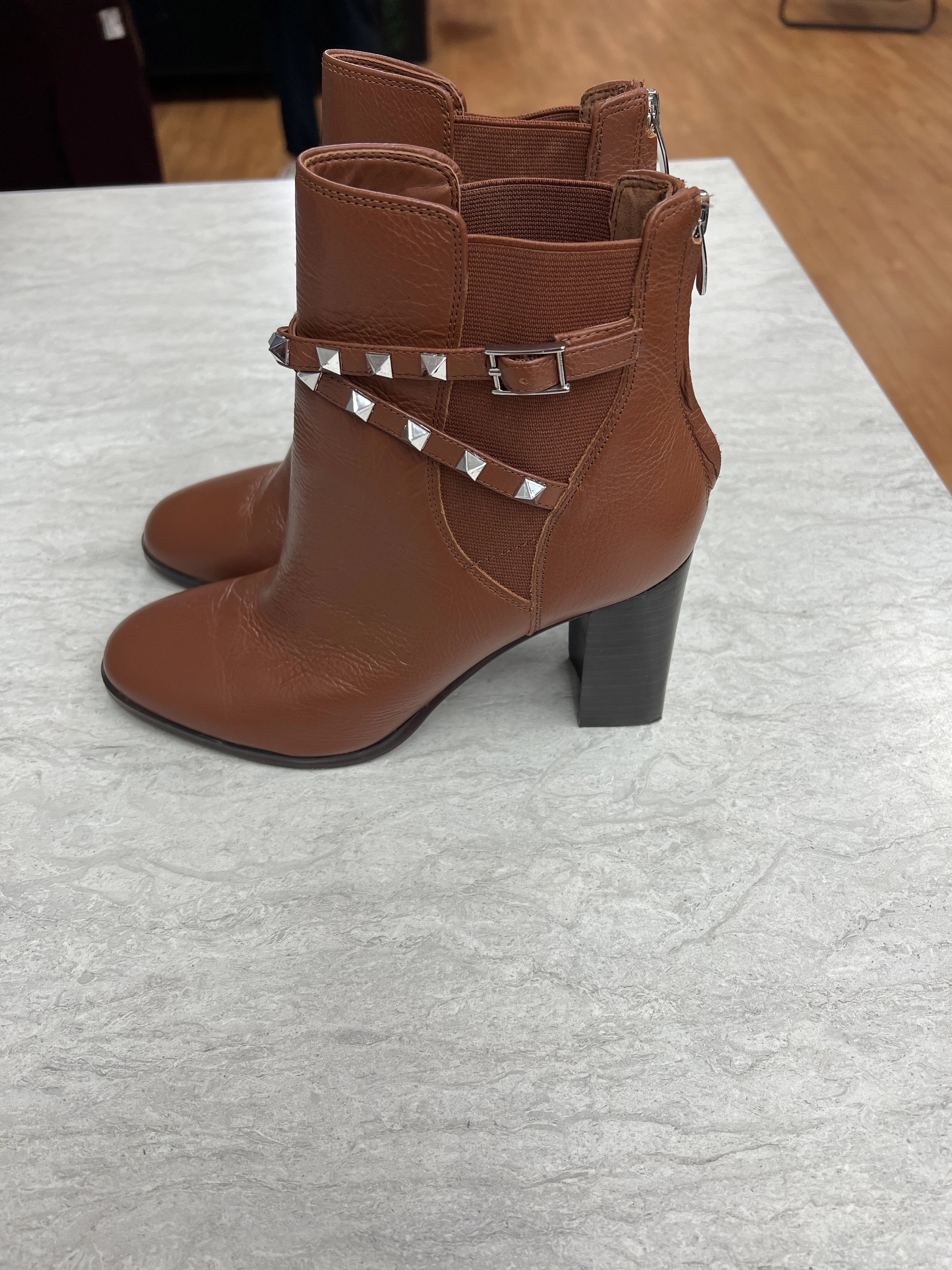 Boots Ankle Heels By Nine West  Size: 9
