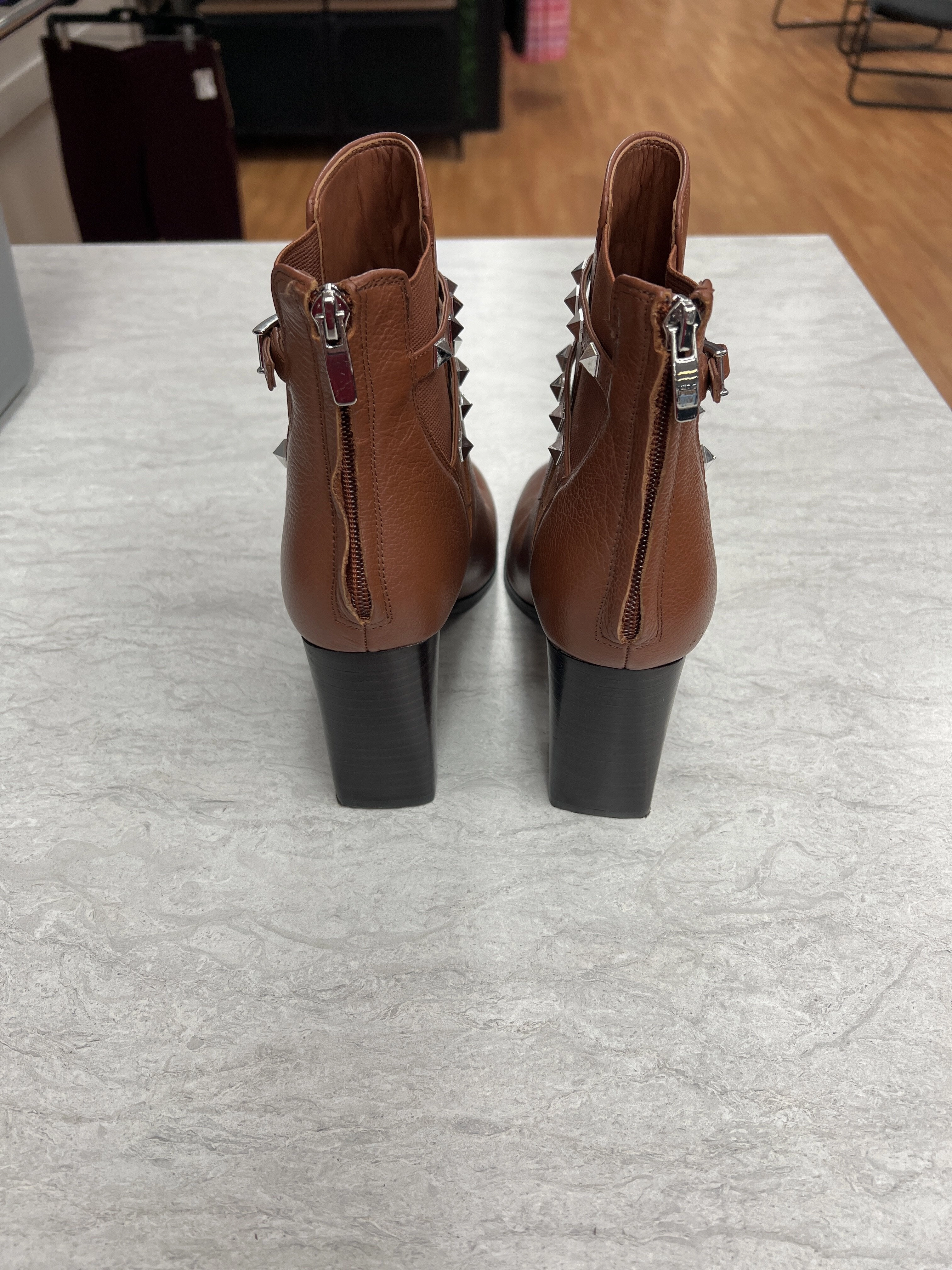 Boots Ankle Heels By Nine West  Size: 9