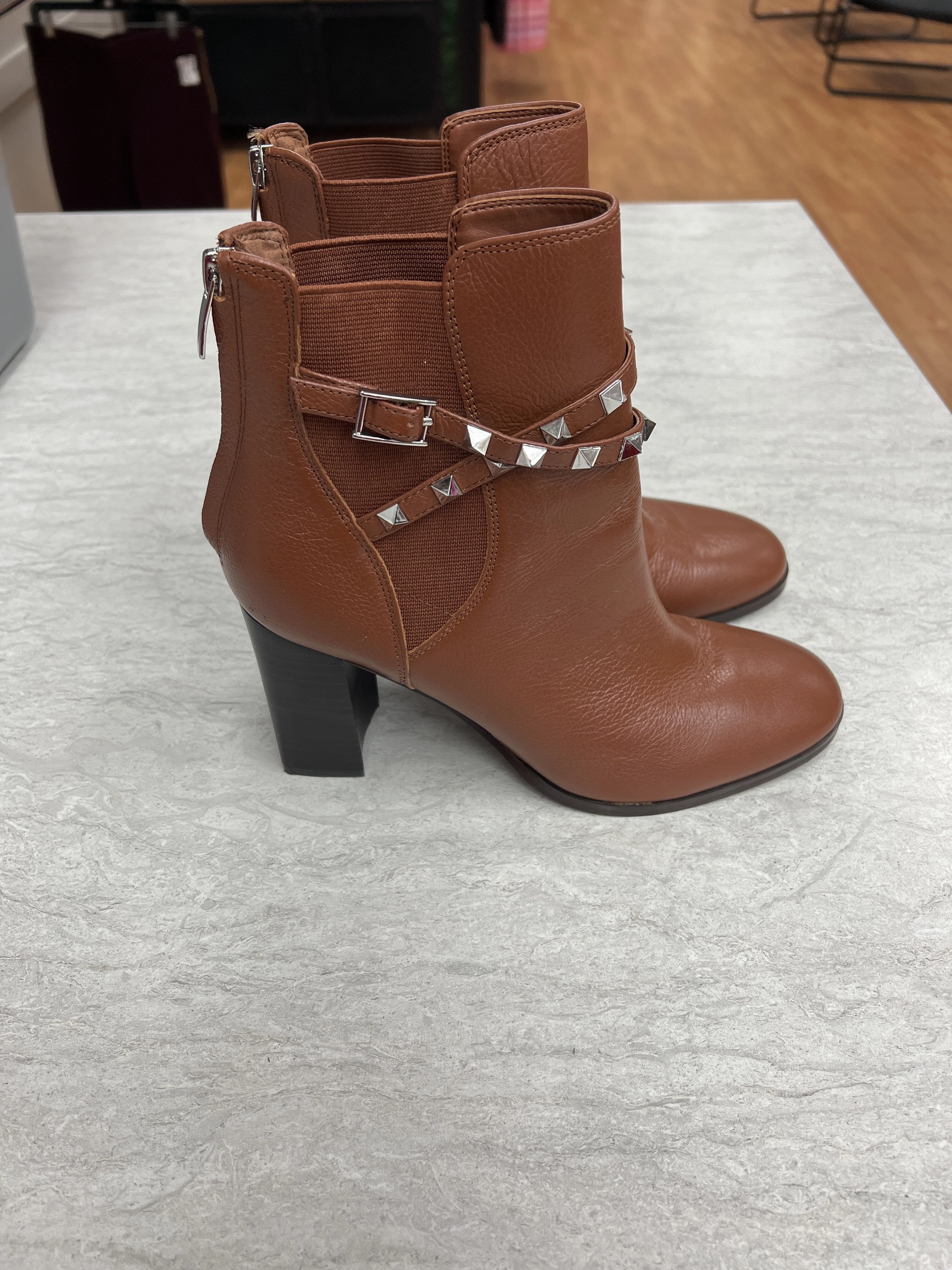 Boots Ankle Heels By Nine West  Size: 9