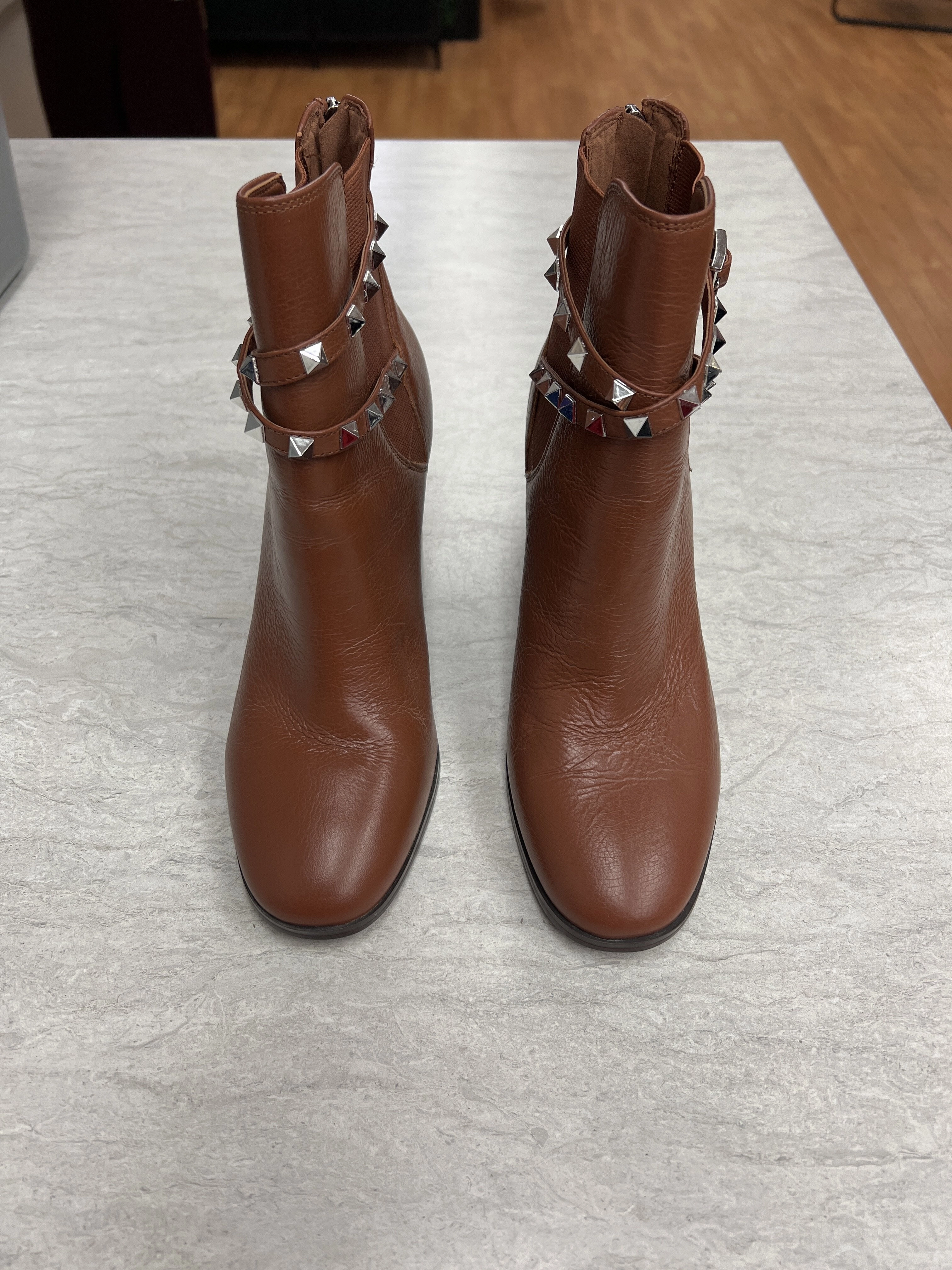 Boots Ankle Heels By Nine West  Size: 9