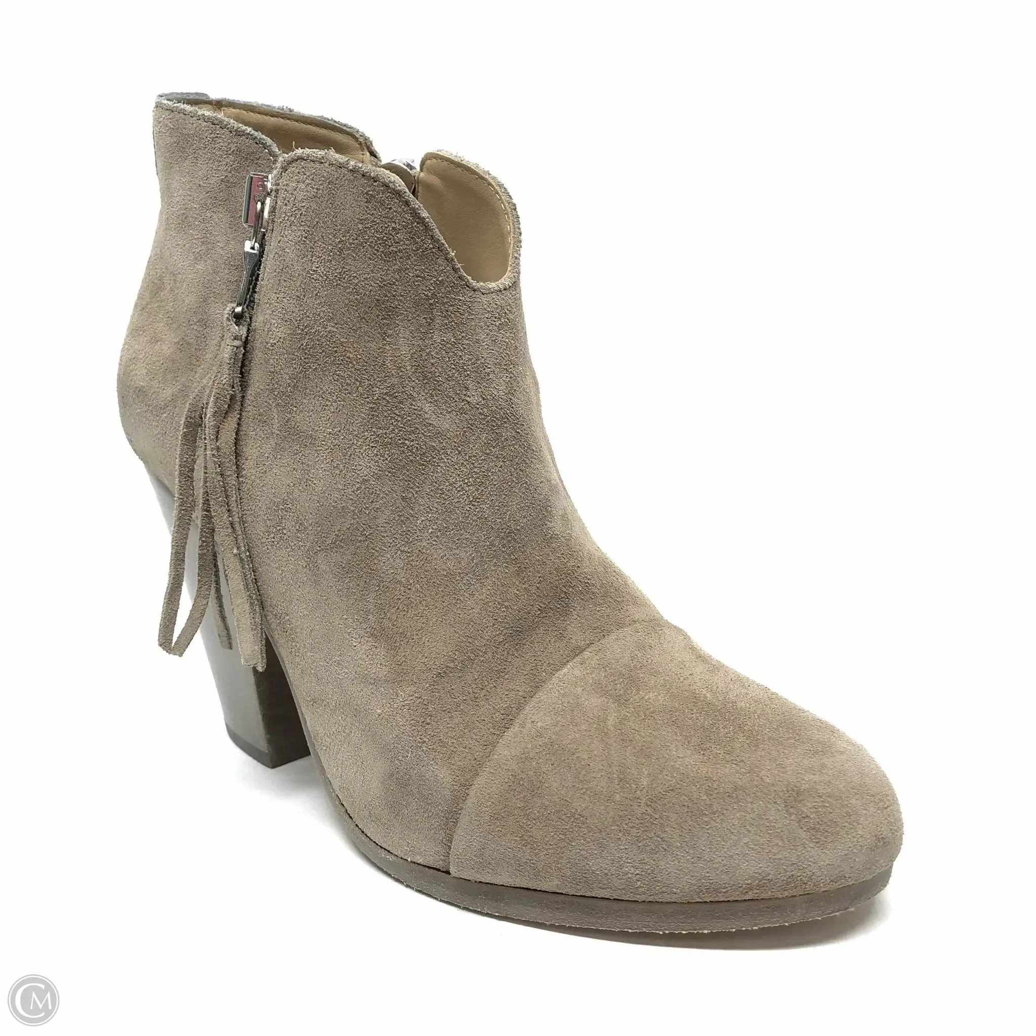 Boots Ankle Heels By Rag And Bone In Taupe, Size: 6.5