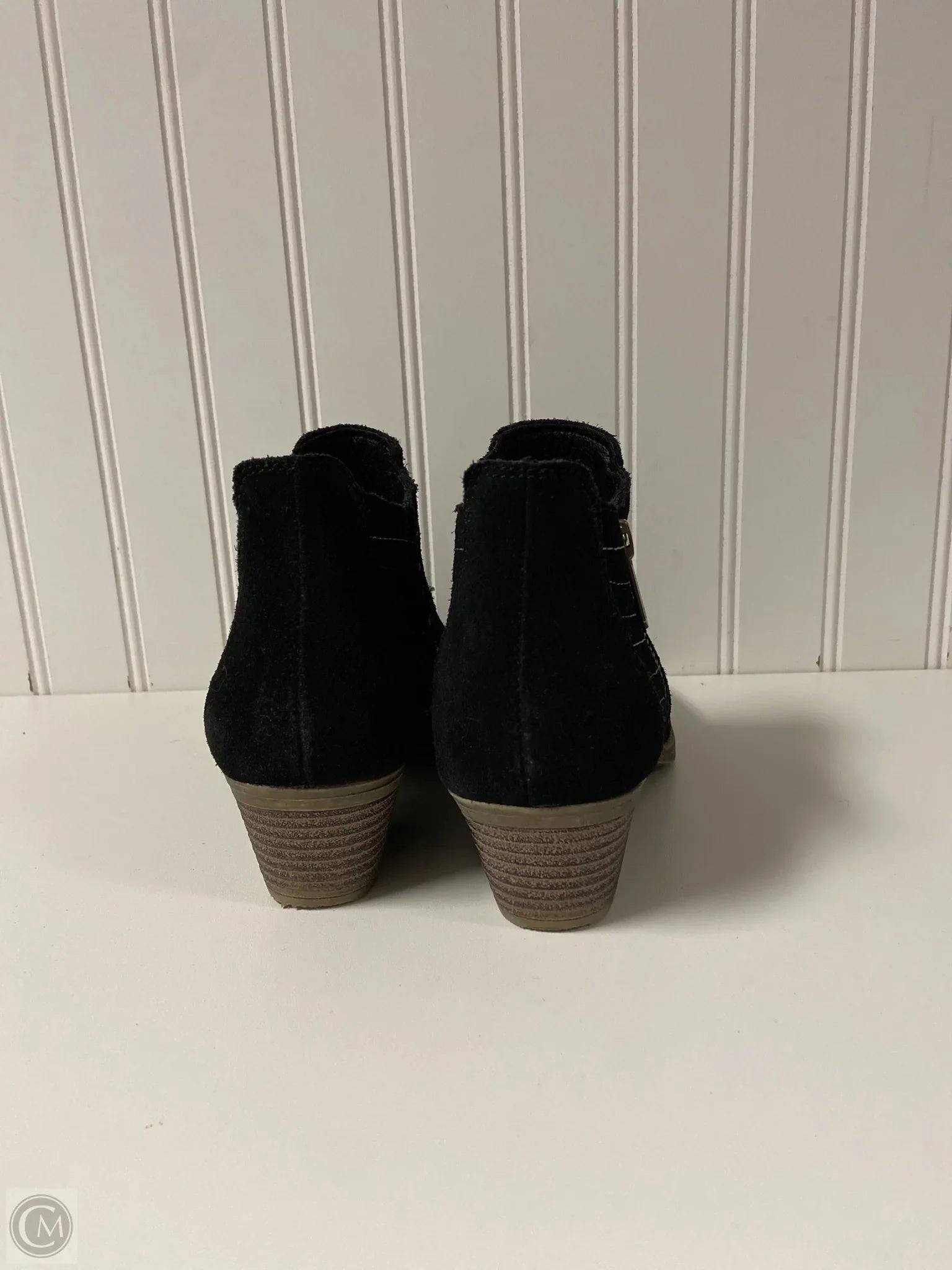 Boots Ankle Heels By Skechers In Black, Size: 5