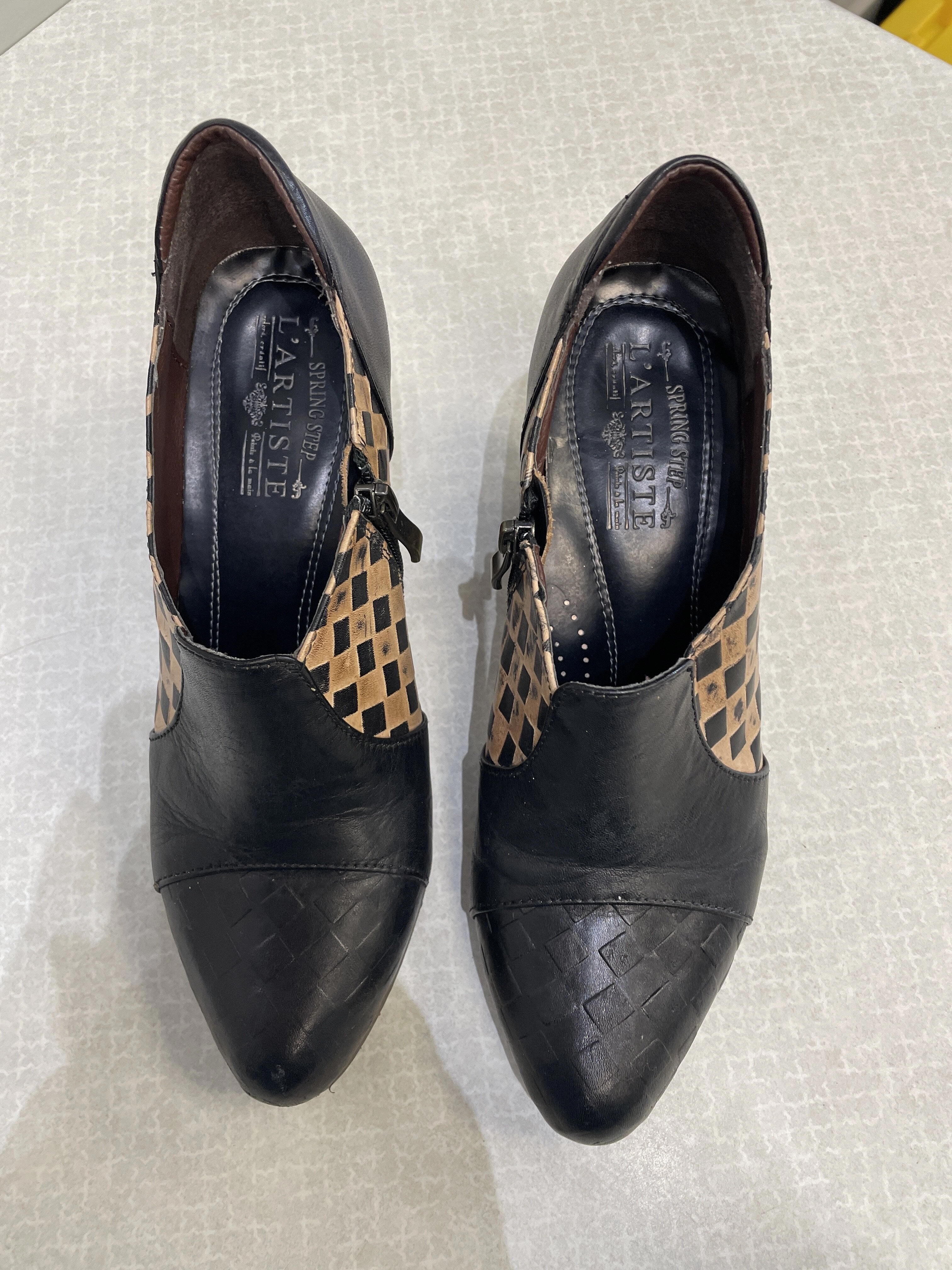 Boots Ankle Heels By Spring Step  Size: 7.5