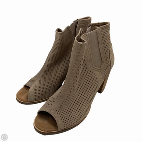 Boots Ankle Heels By Toms In Tan, Size: 8.5