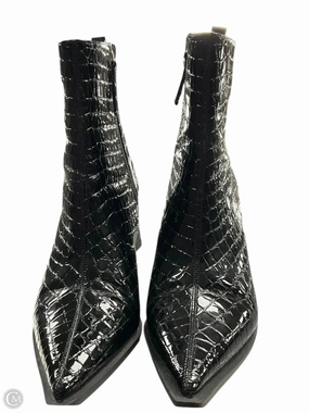 Boots Ankle Heels By Top Shop In Black, Size: 11.5
