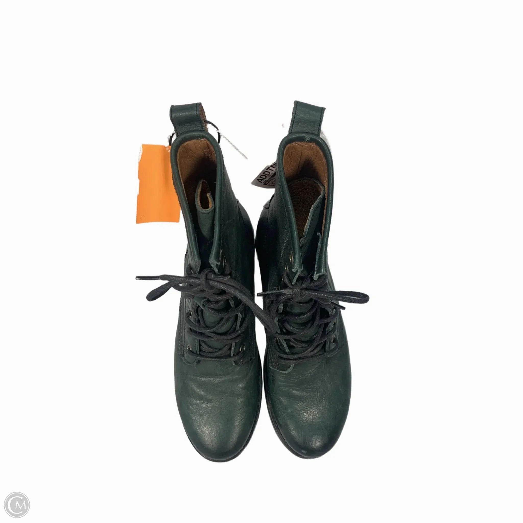 Boots Designer By Frye In Green, Size: 7